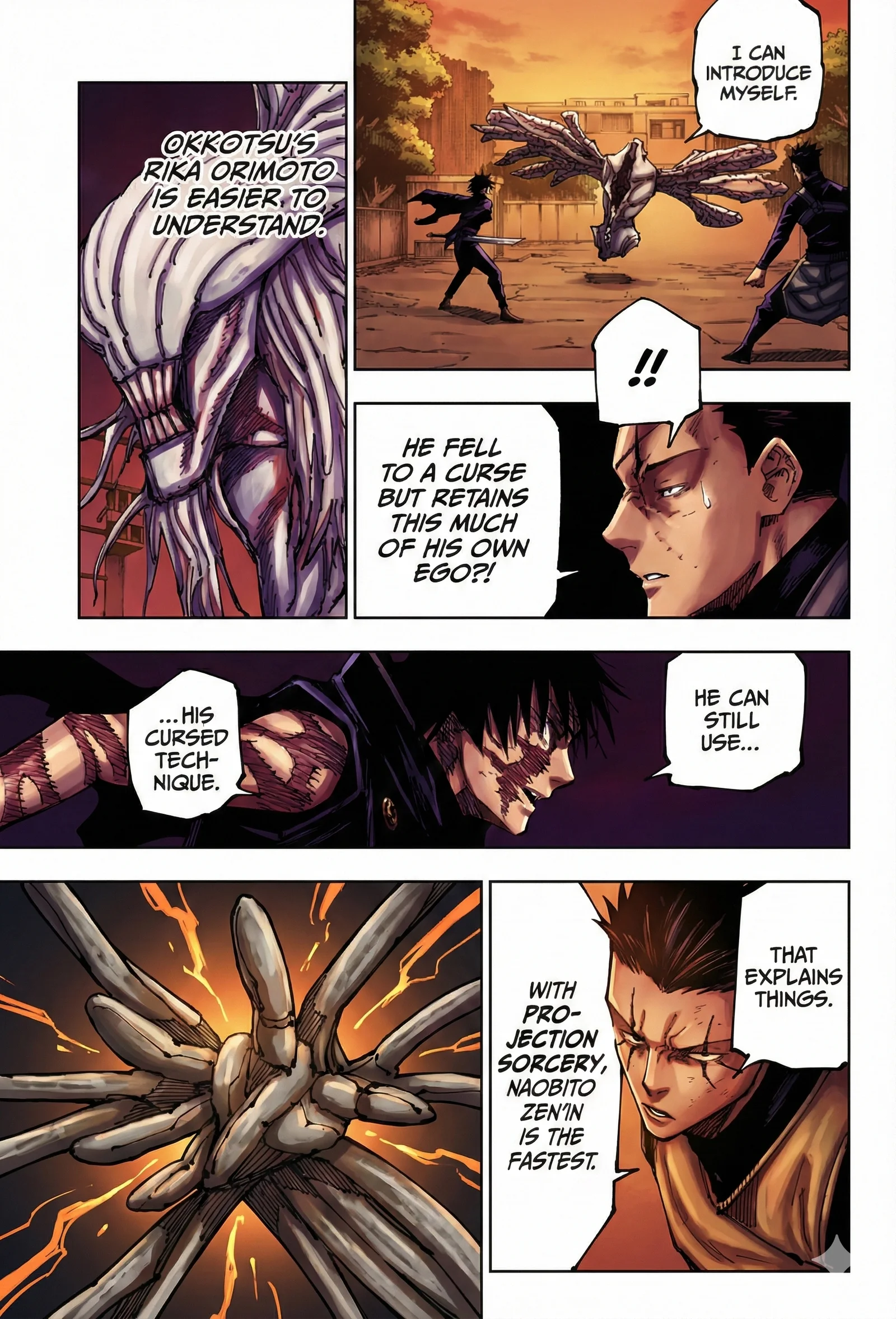 Jujutsu Kaisen Colored Manga JJK, chapter 193, page 7
