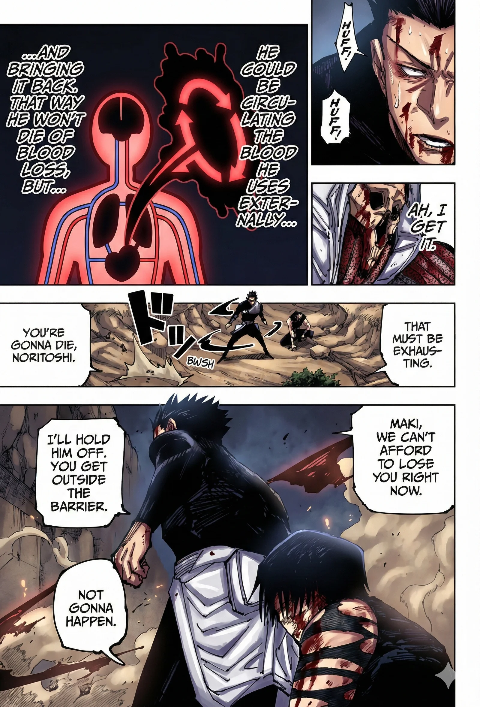 Jujutsu Kaisen Colored Manga JJK, chapter 194, page 5