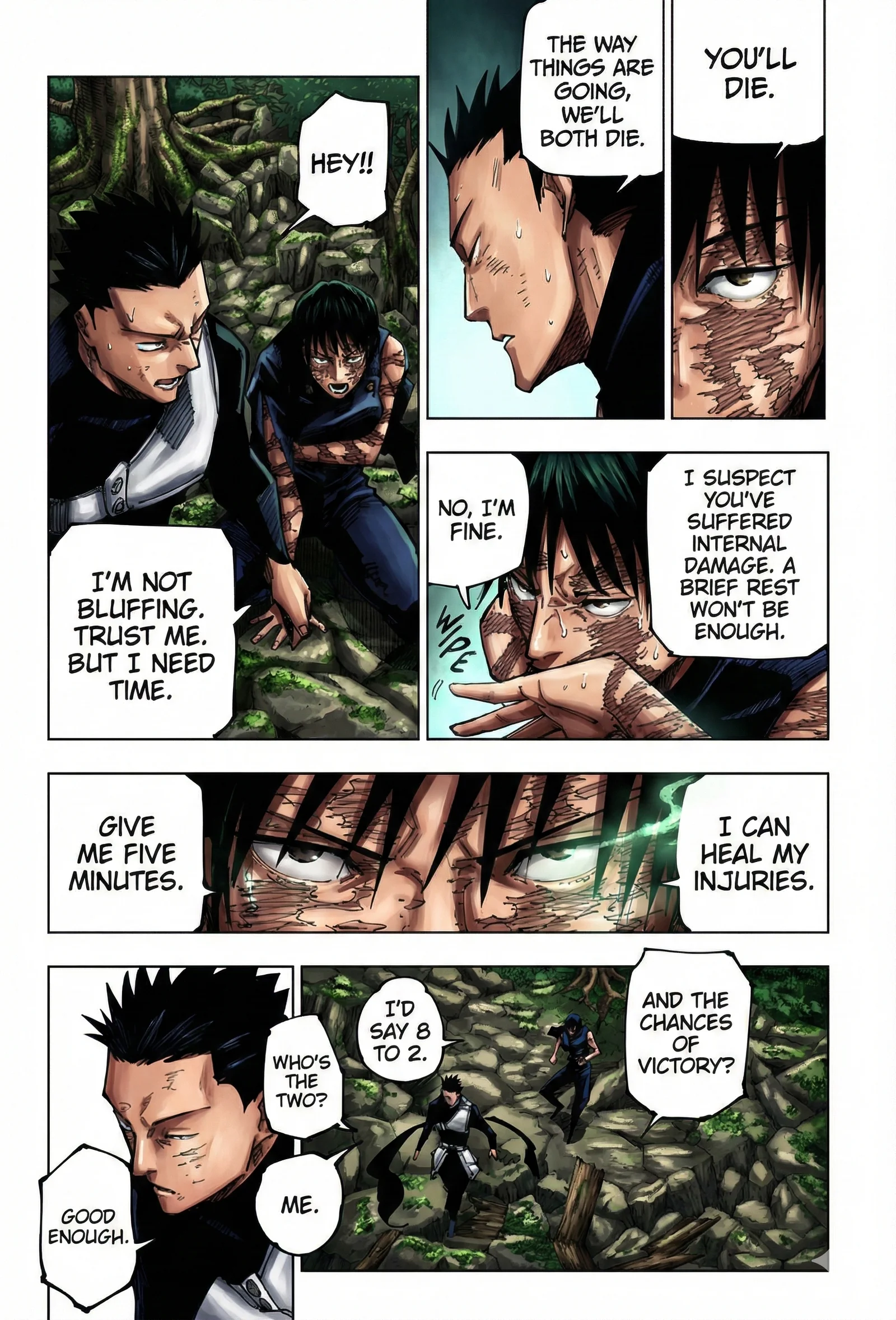 Jujutsu Kaisen Colored Manga JJK, chapter 194, page 6