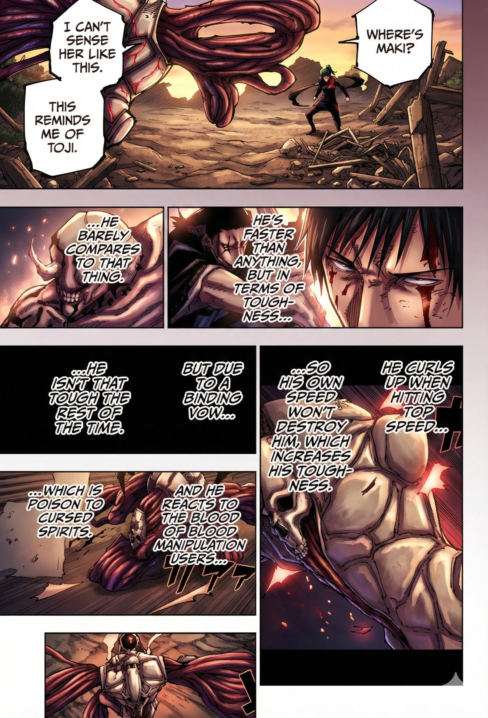 Jujutsu Kaisen Colored Manga JJK, chapter 194, page 9