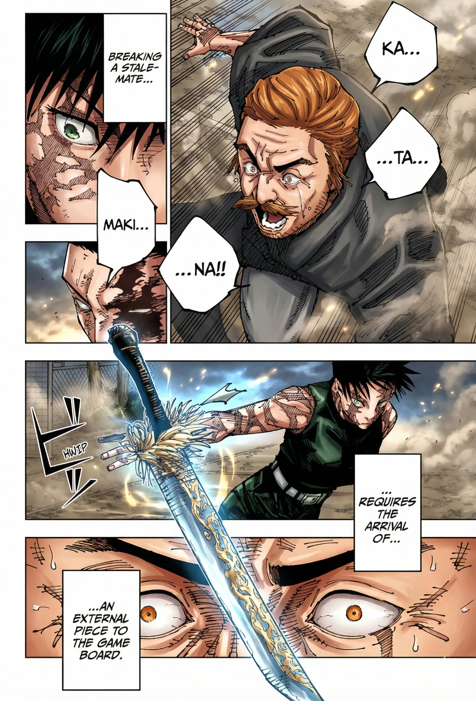 Jujutsu Kaisen Colored Manga JJK, chapter 195, page 9