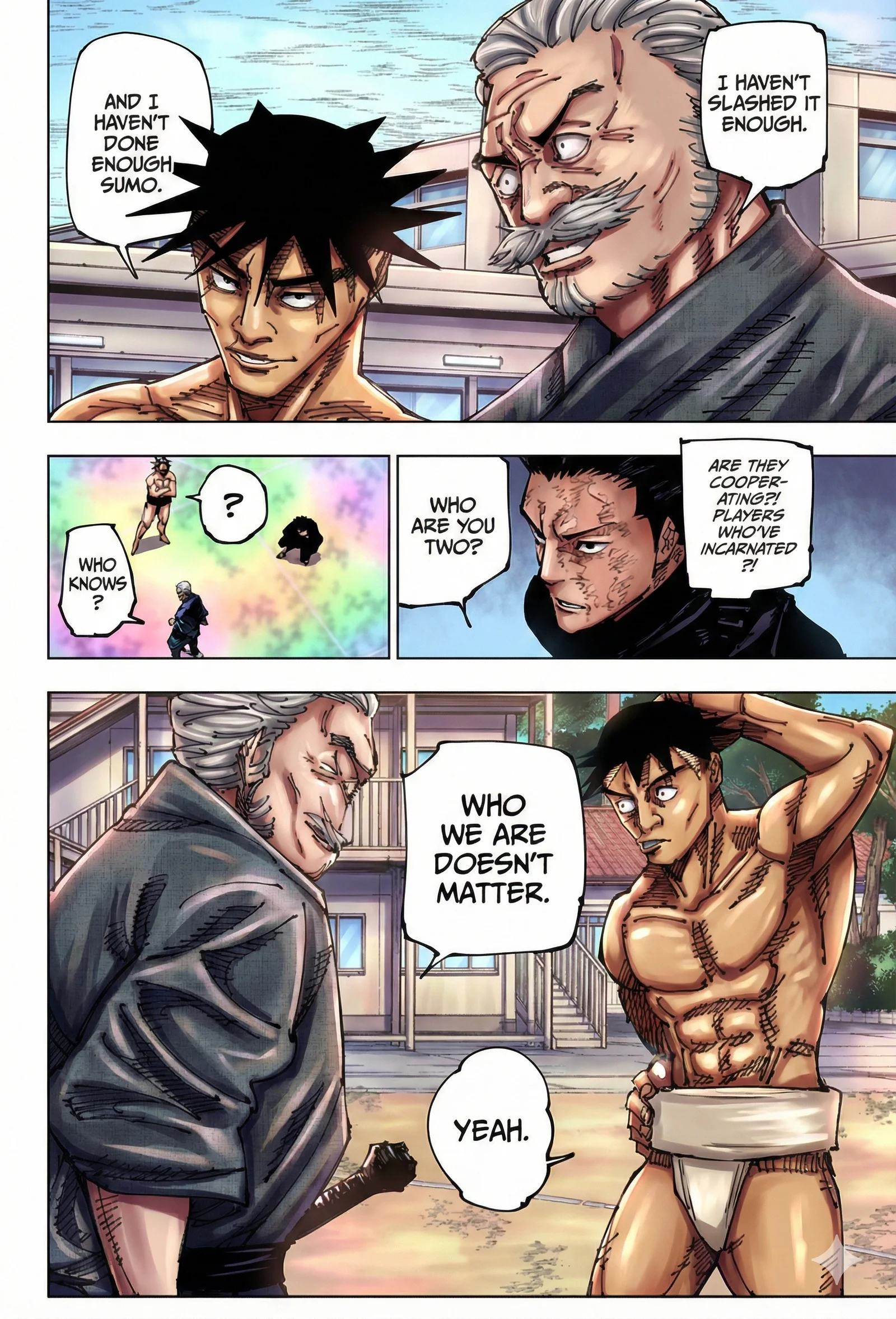Jujutsu Kaisen Colored Manga JJK, chapter 197, page 4