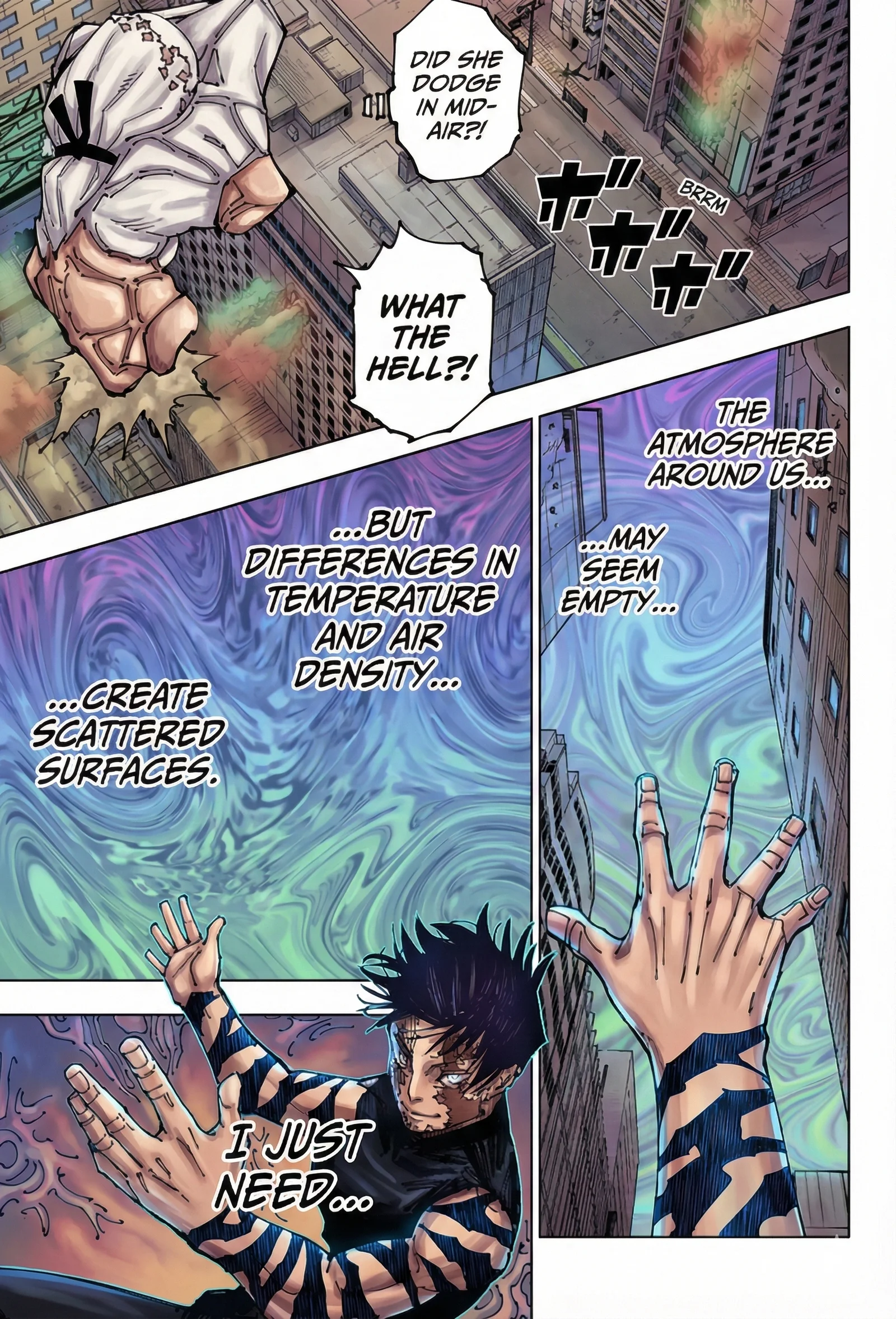 Jujutsu Kaisen Colored Manga JJK, chapter 197, page 12
