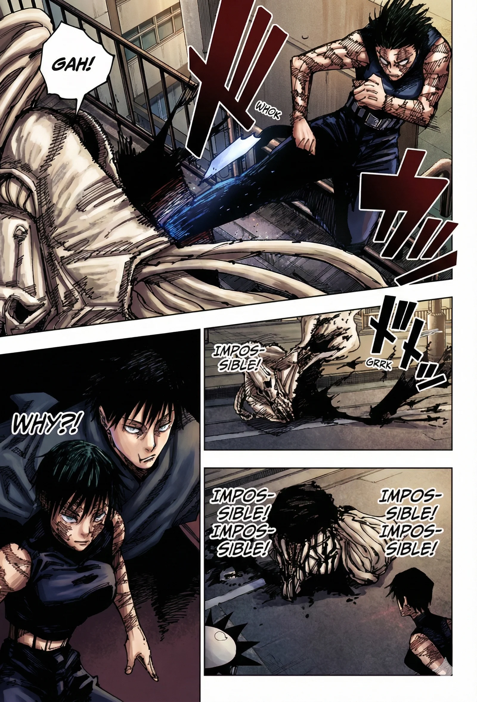 Jujutsu Kaisen Colored Manga JJK, chapter 197, page 18