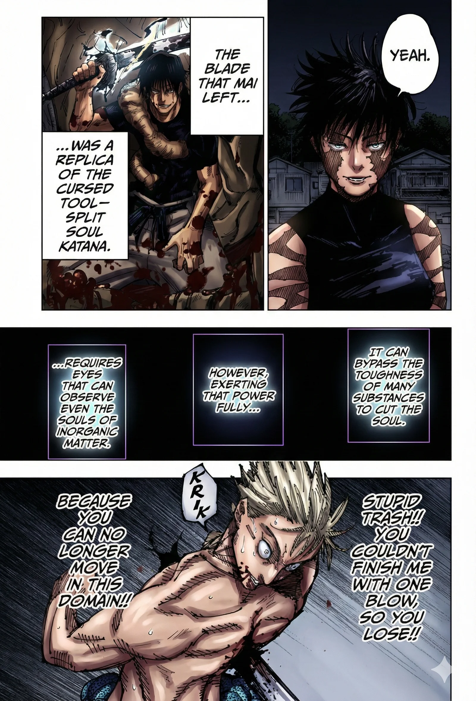 Jujutsu Kaisen Colored Manga JJK, chapter 198, page 12