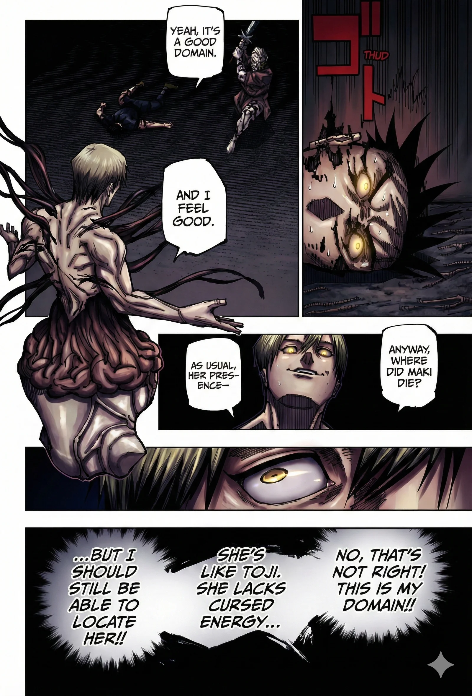 Jujutsu Kaisen Colored Manga JJK, chapter 198, page 14