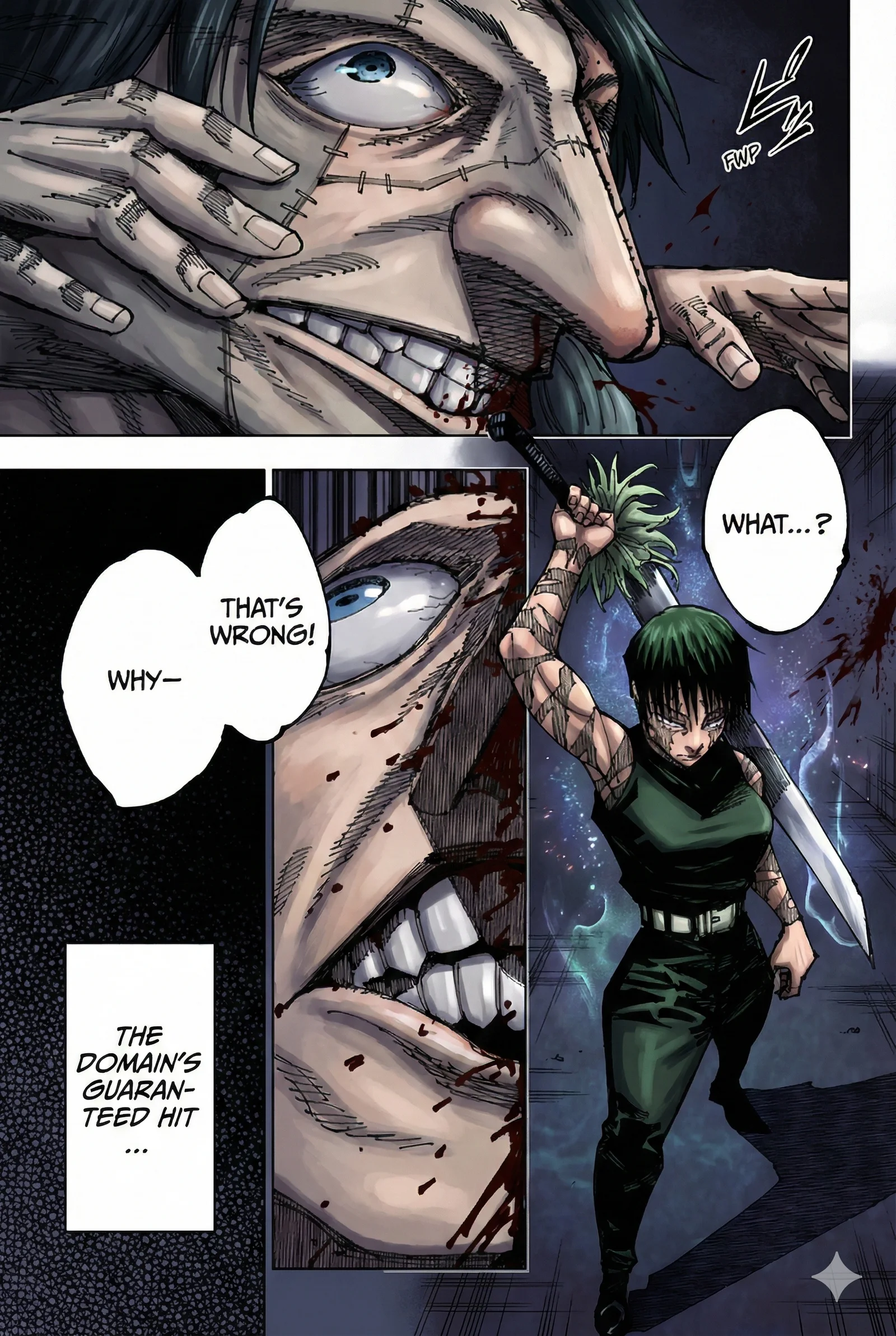 Jujutsu Kaisen Colored Manga JJK, chapter 198, page 15
