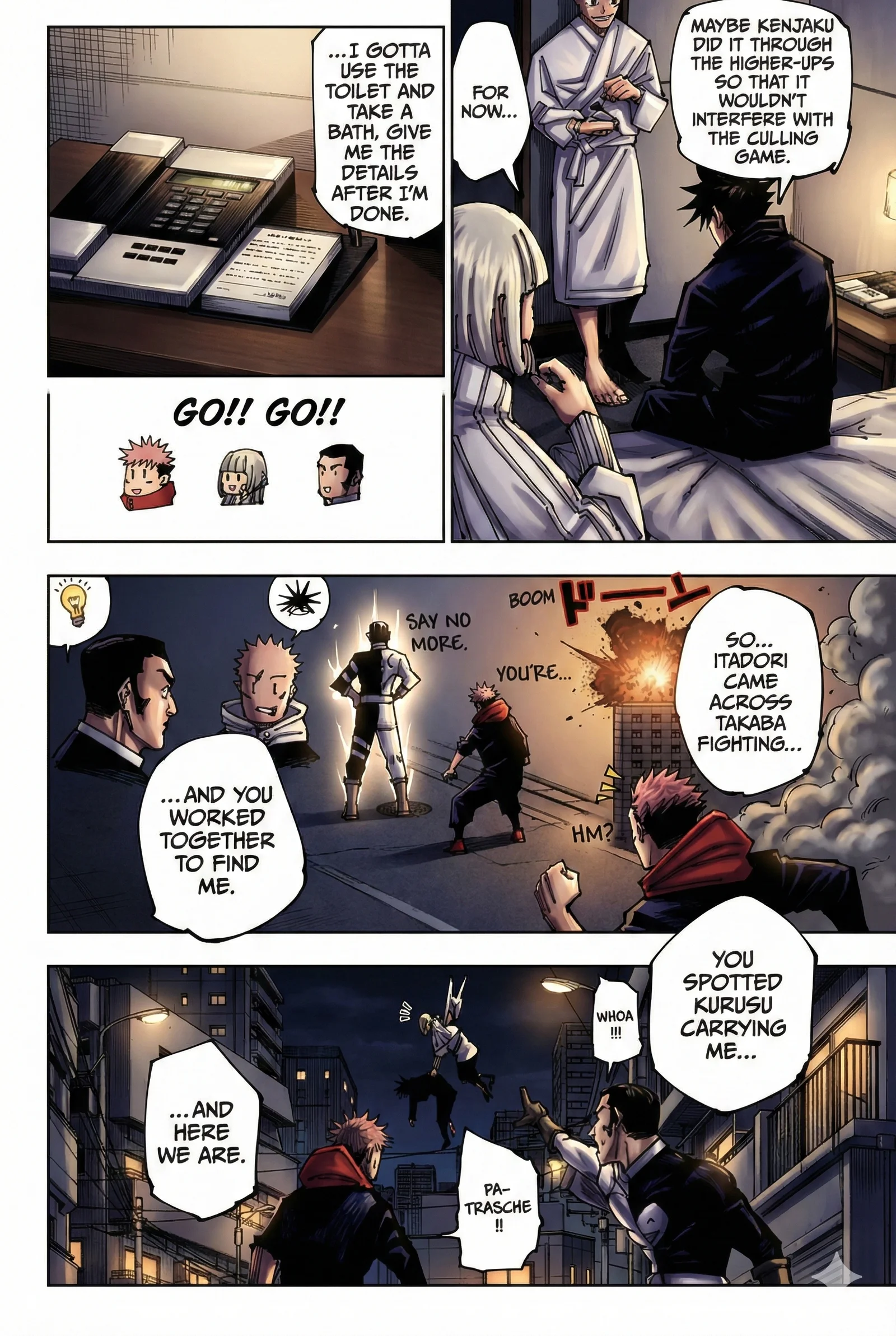 Jujutsu Kaisen Colored Manga JJK, chapter 199, page 7
