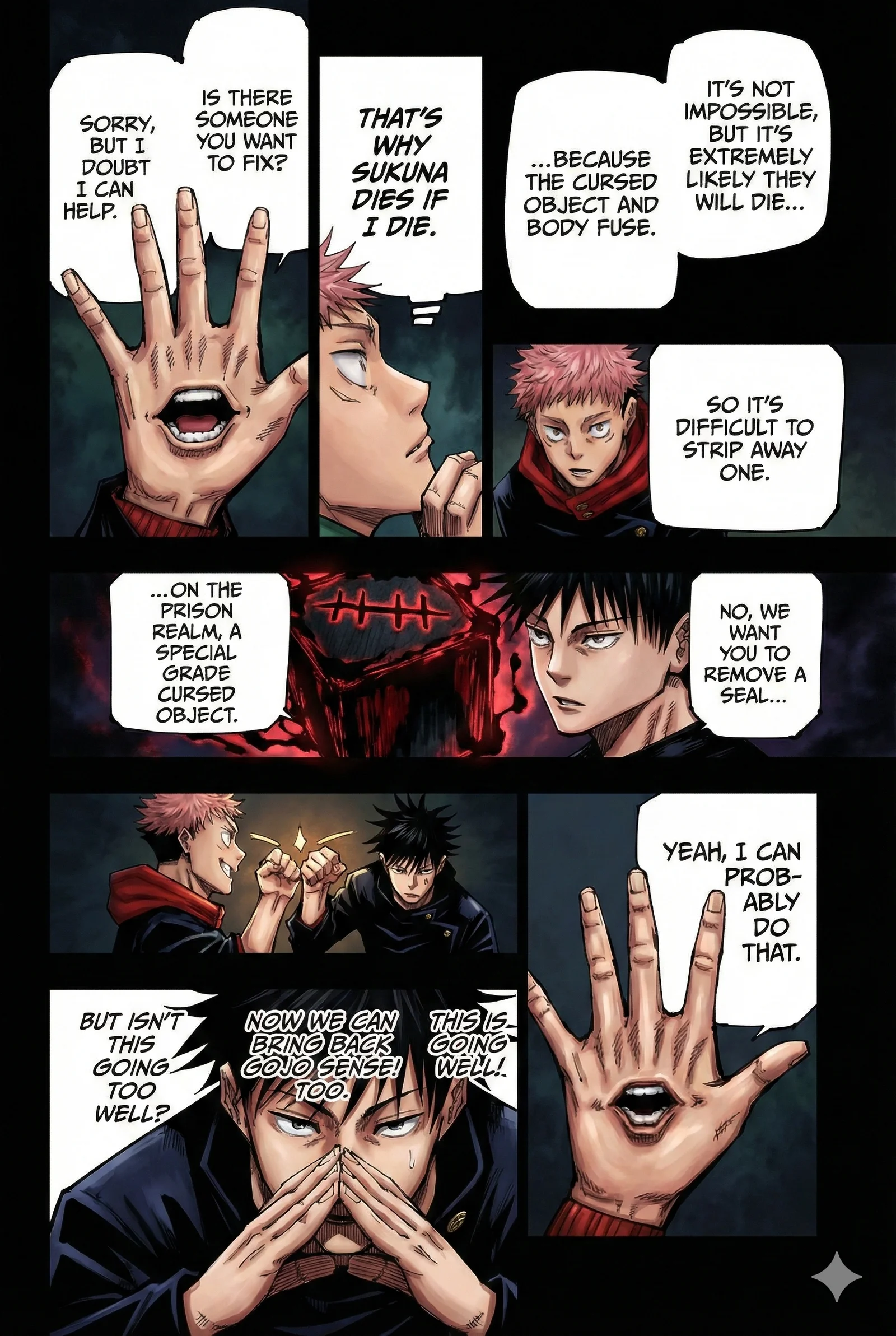 Jujutsu Kaisen Colored Manga JJK, chapter 199, page 17