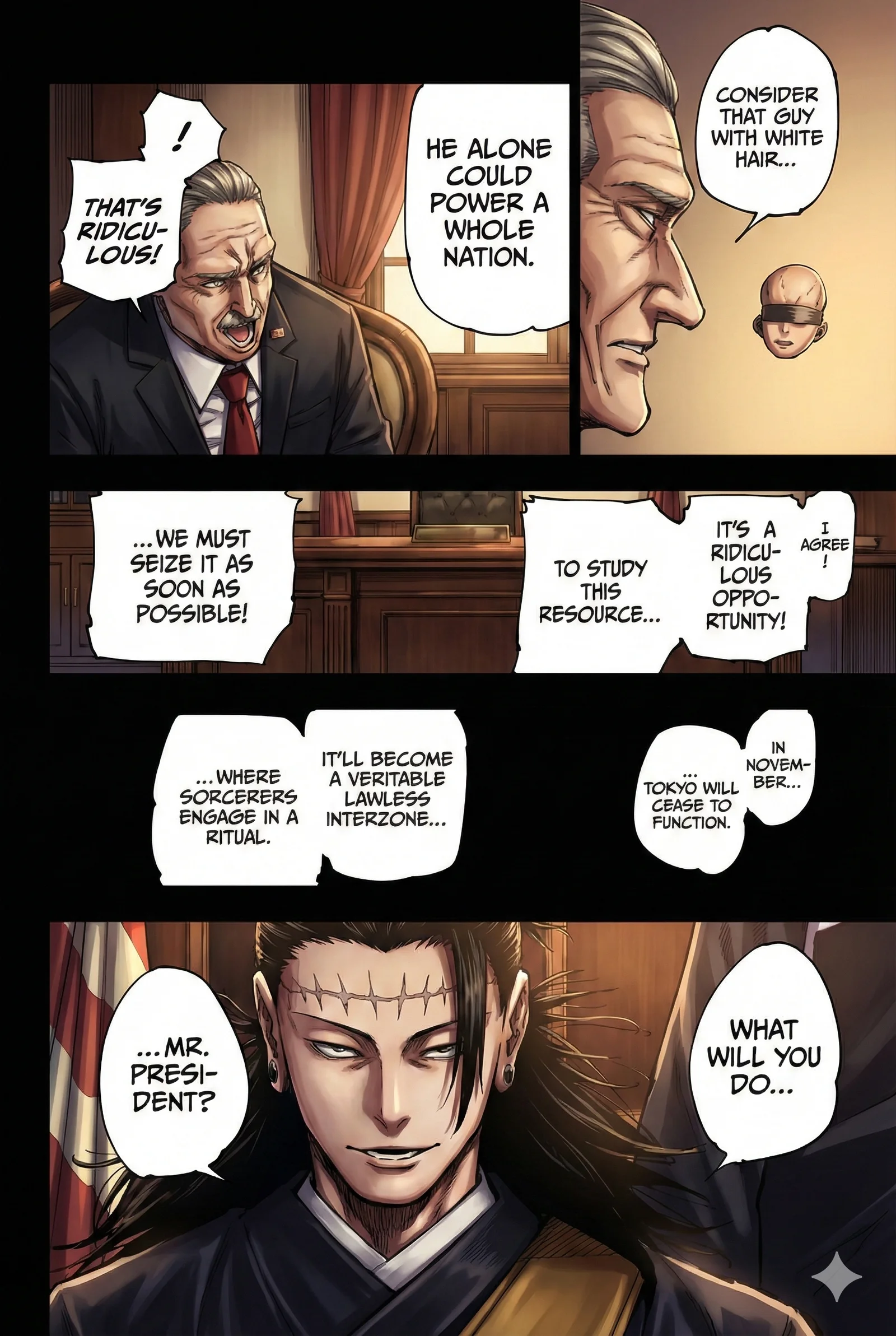 Jujutsu Kaisen Colored Manga JJK, chapter 200, page 18