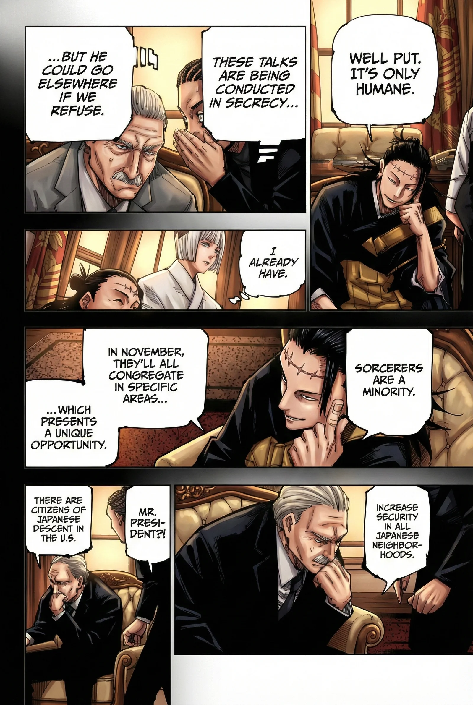 Jujutsu Kaisen Colored Manga JJK, chapter 201, page 4