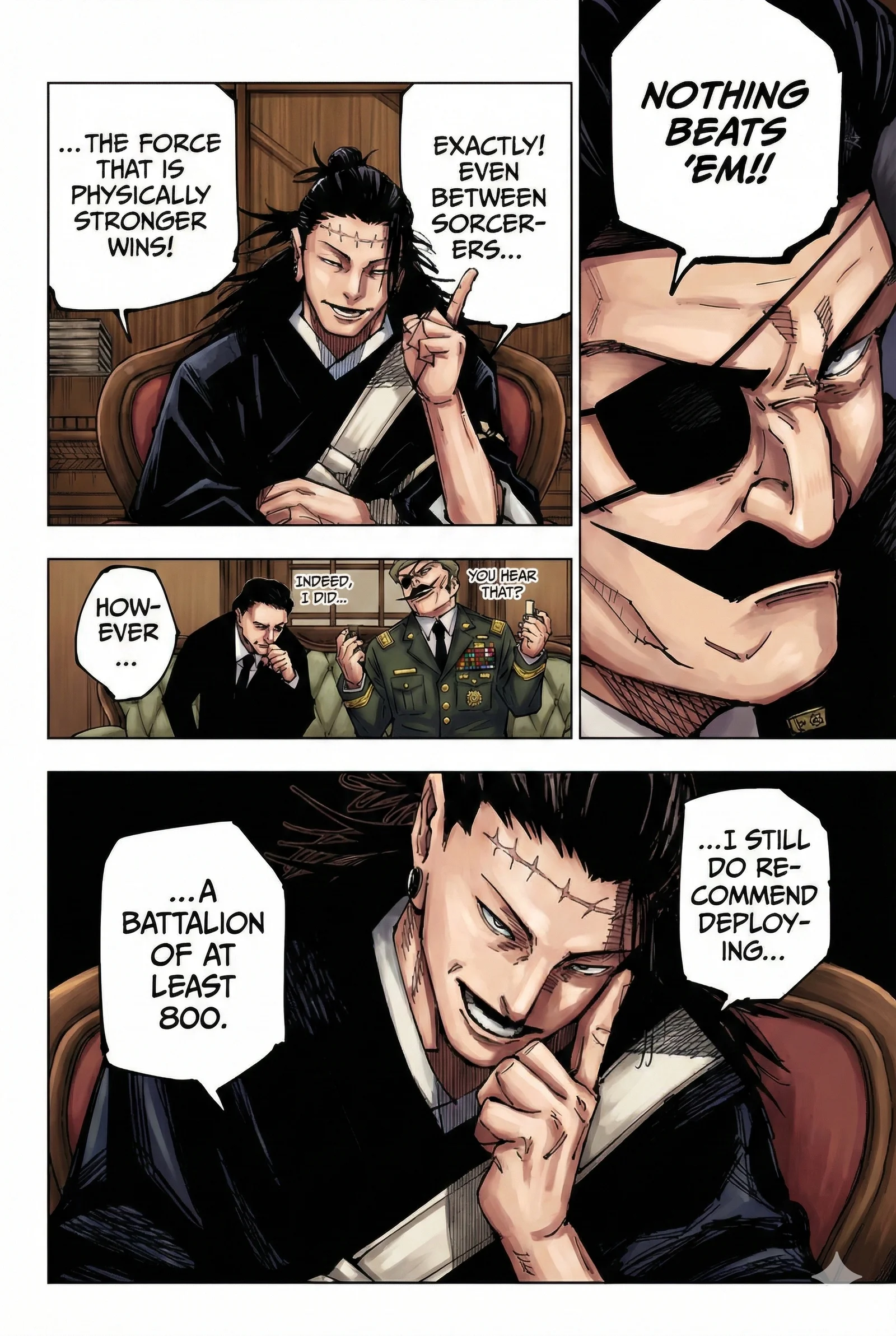 Jujutsu Kaisen Colored Manga JJK, chapter 201, page 5