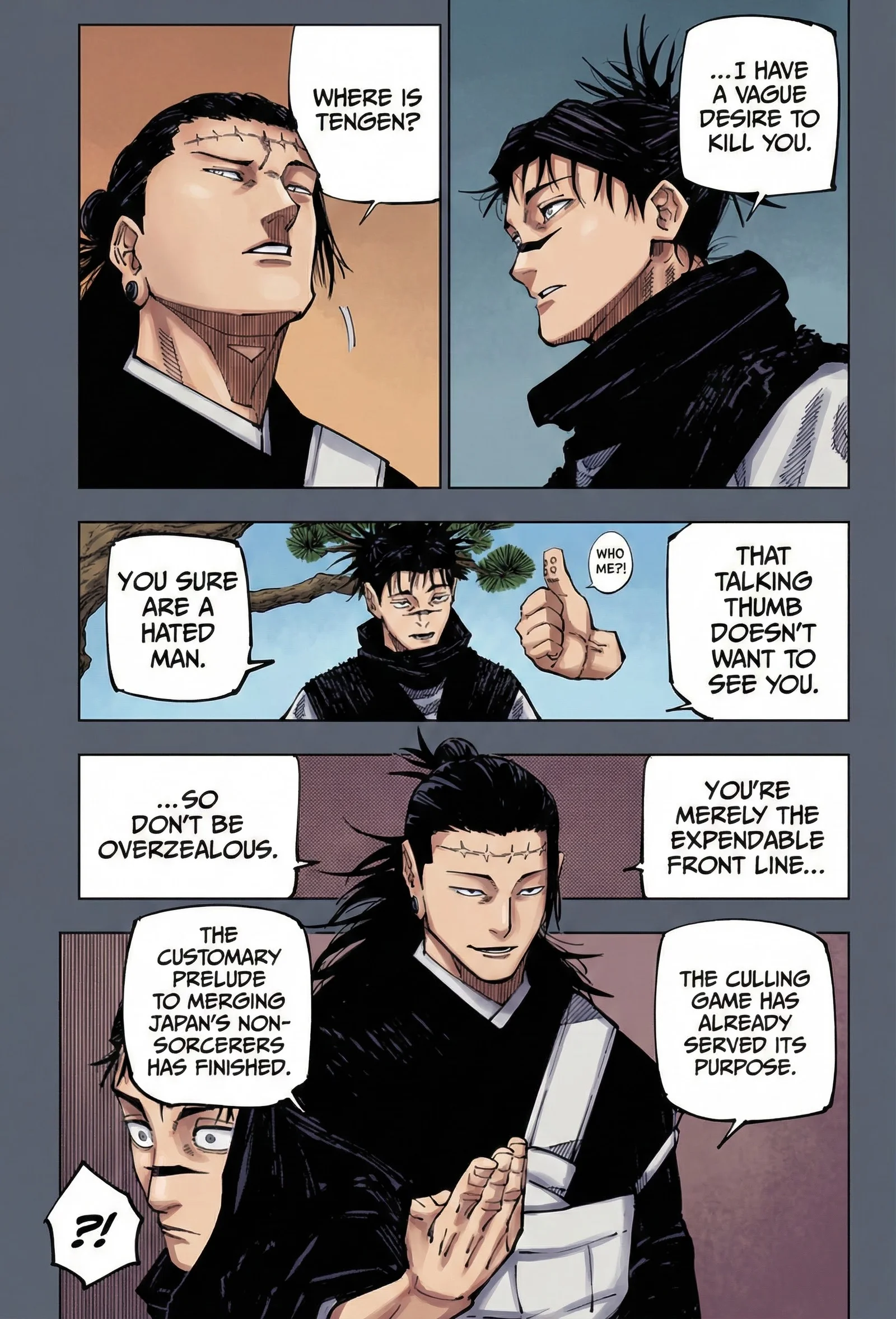Jujutsu Kaisen Colored Manga JJK, chapter 202, page 12
