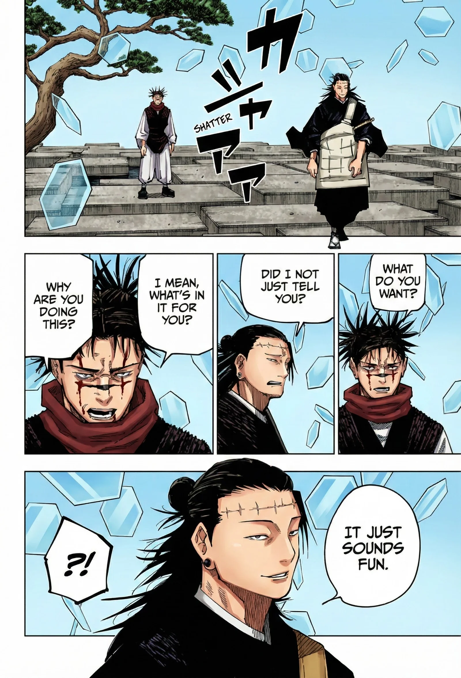Jujutsu Kaisen Colored Manga JJK, chapter 202, page 15