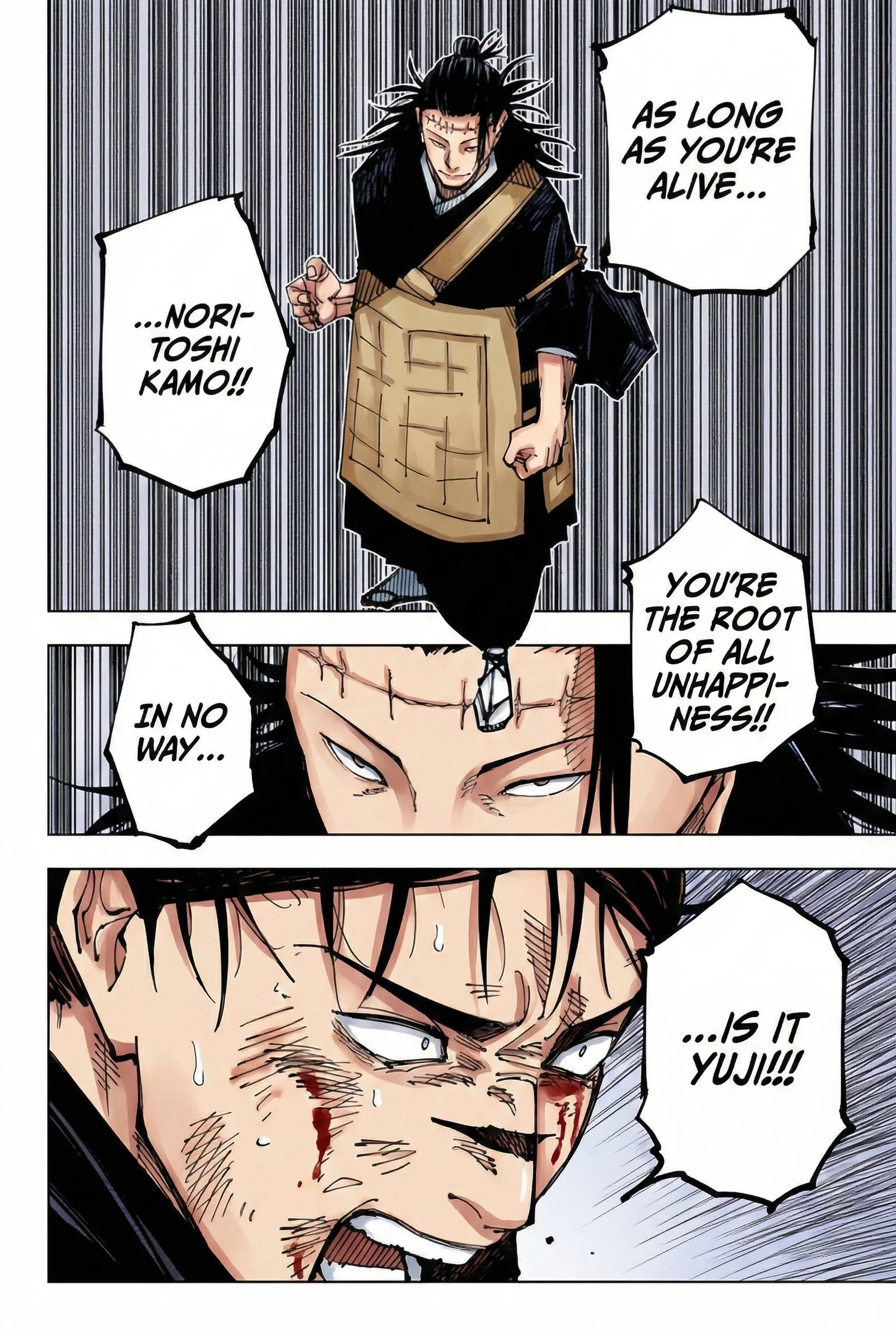 Jujutsu Kaisen Colored Manga JJK, chapter 203, page 9
