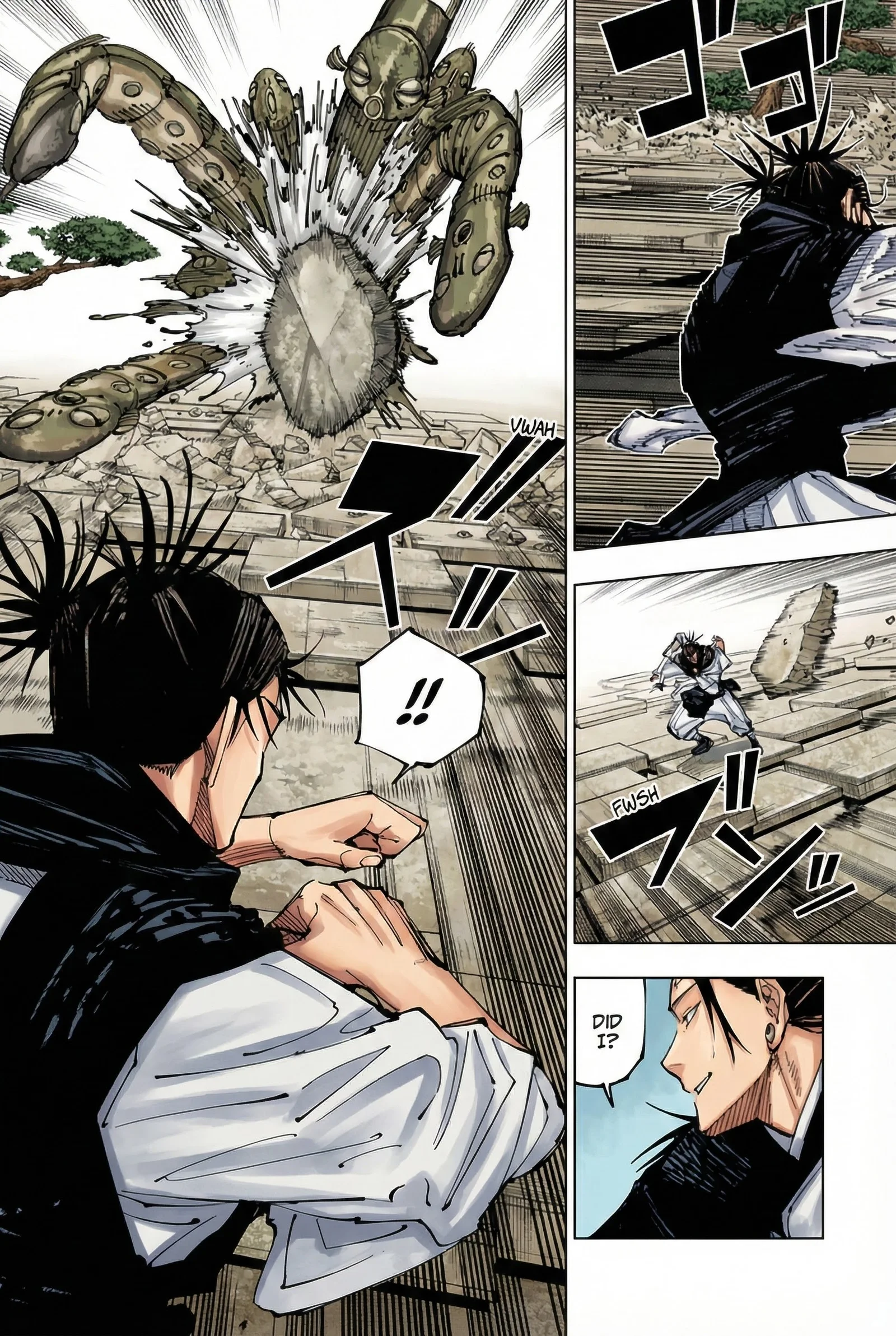 Jujutsu Kaisen Colored Manga JJK, chapter 203, page 12