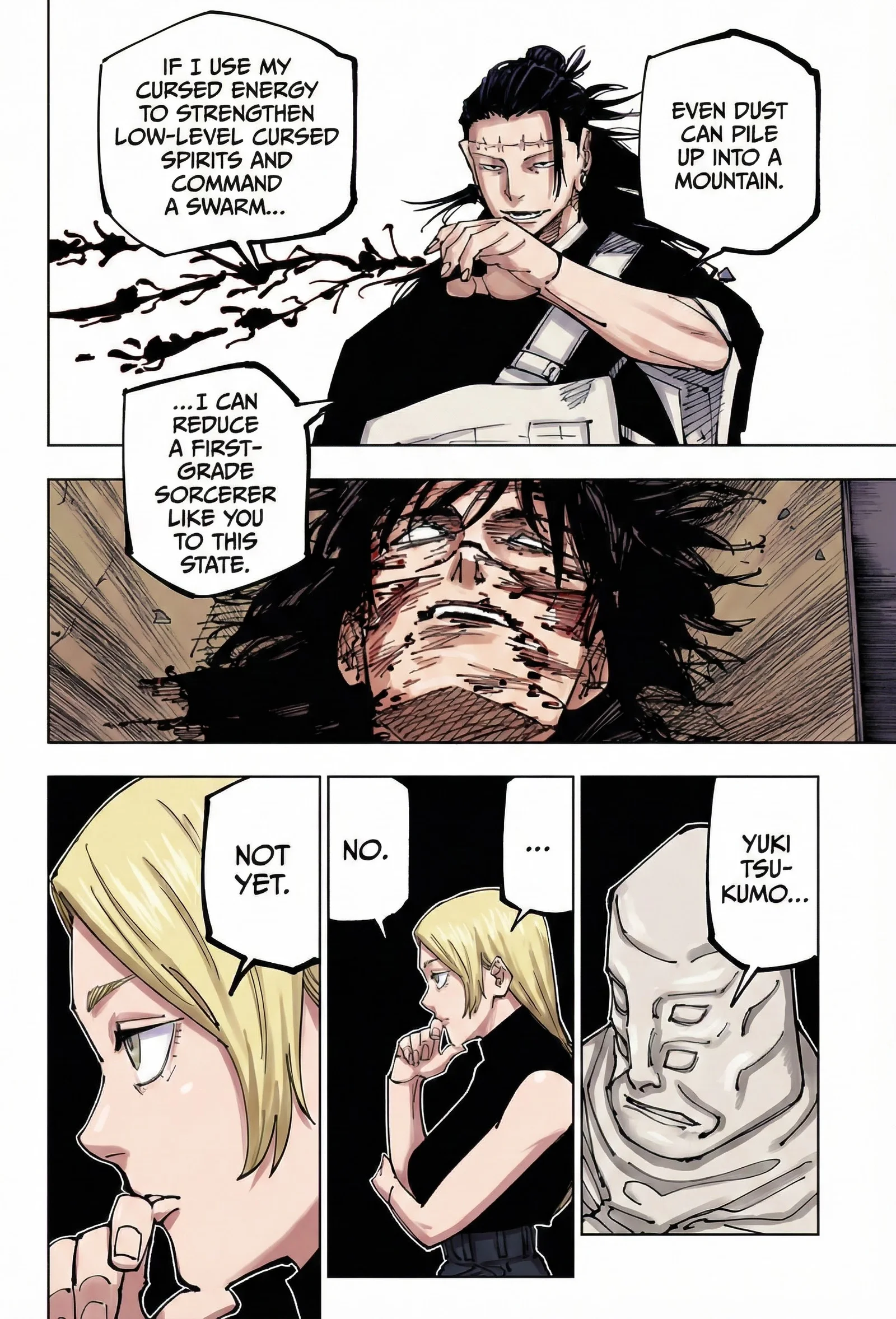 Jujutsu Kaisen Colored Manga JJK, chapter 203, page 17