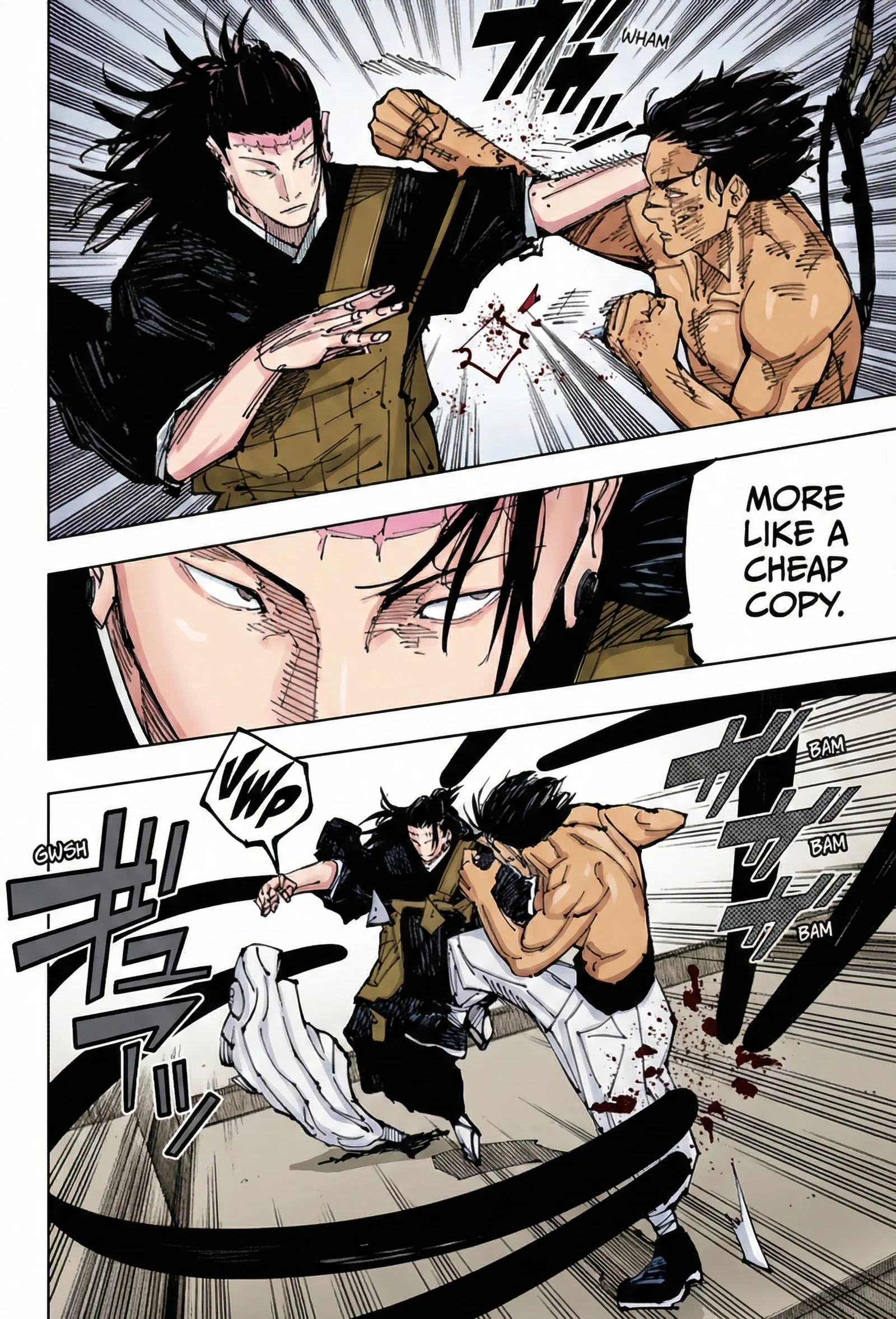 Jujutsu Kaisen Colored Manga JJK, chapter 204, page 7