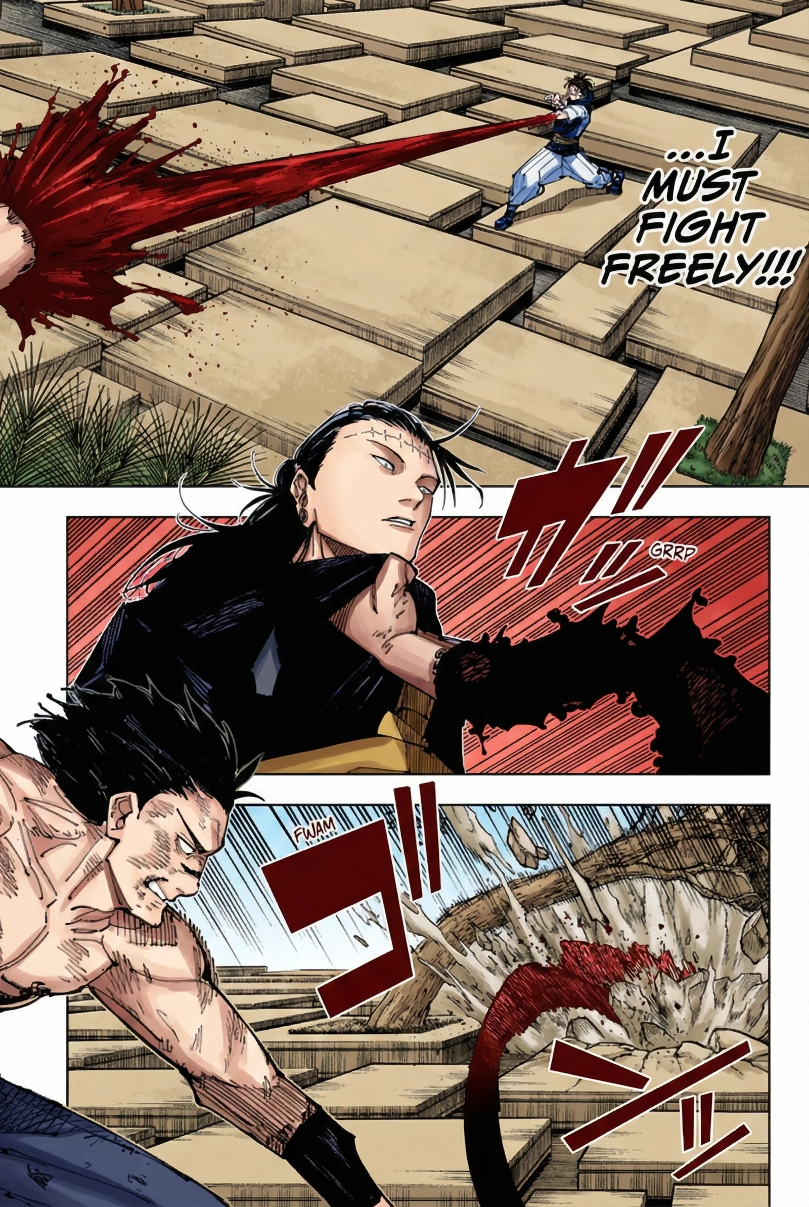 Jujutsu Kaisen Colored Manga JJK, chapter 204, page 12