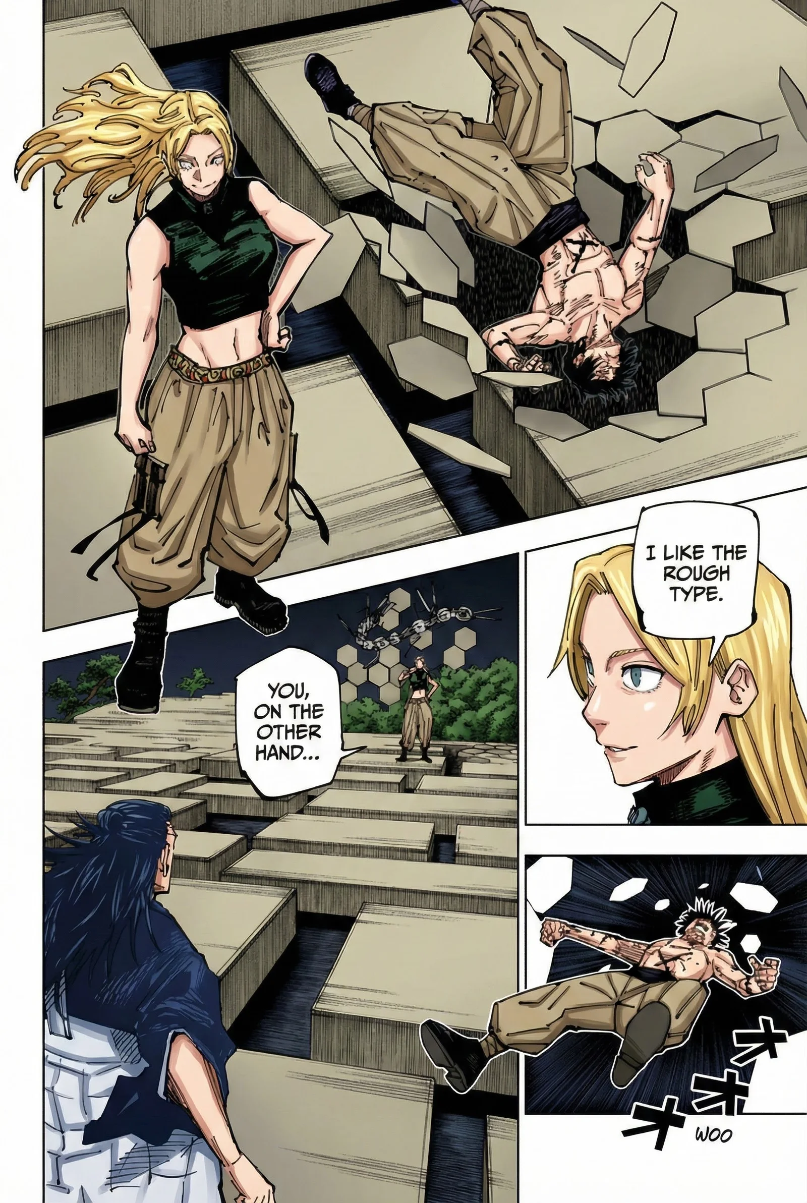 Jujutsu Kaisen Colored Manga JJK, chapter 205, page 2