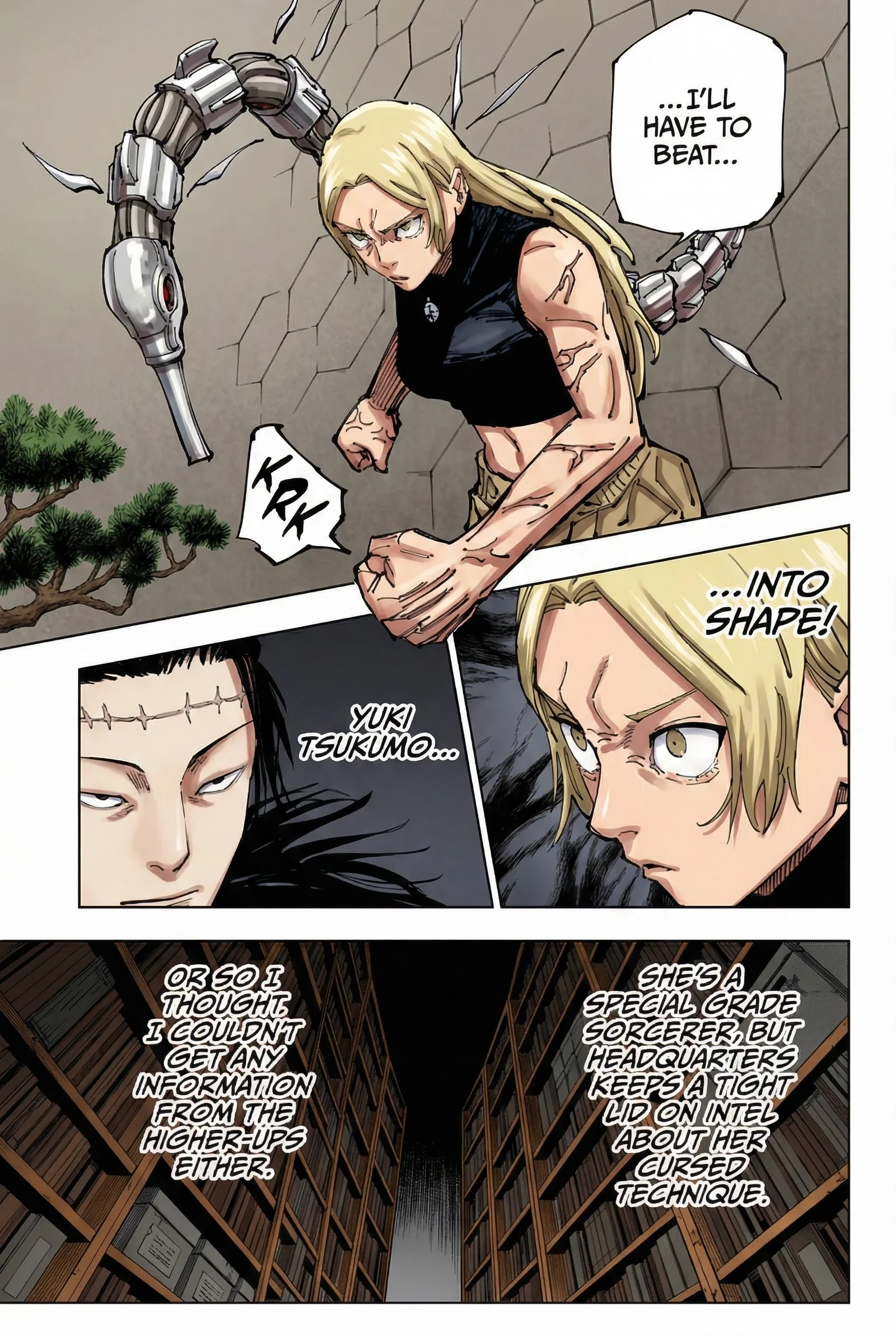 Jujutsu Kaisen Colored Manga JJK, chapter 205, page 3