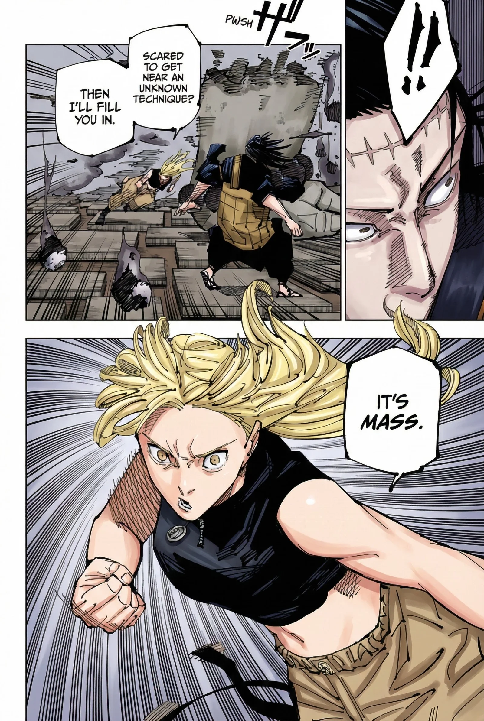 Jujutsu Kaisen Colored Manga JJK, chapter 205, page 9