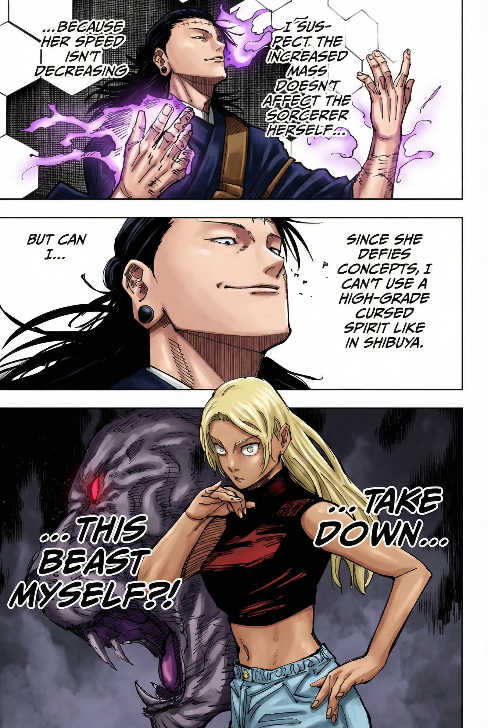 Jujutsu Kaisen Colored Manga JJK, chapter 205, page 14