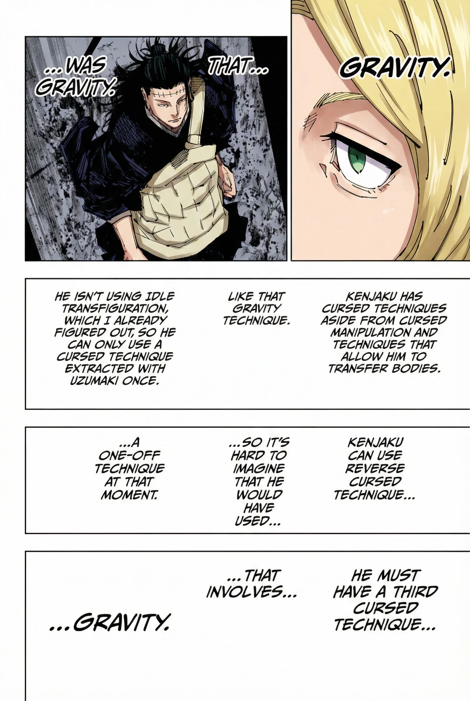 Jujutsu Kaisen Colored Manga JJK, chapter 205, page 15
