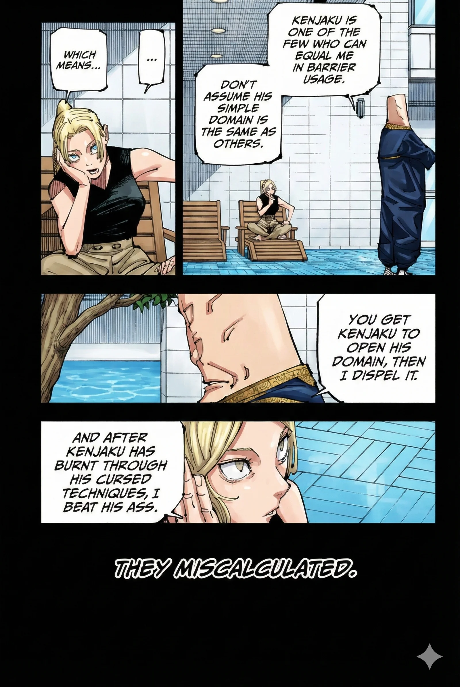 Jujutsu Kaisen Colored Manga JJK, chapter 206, page 5
