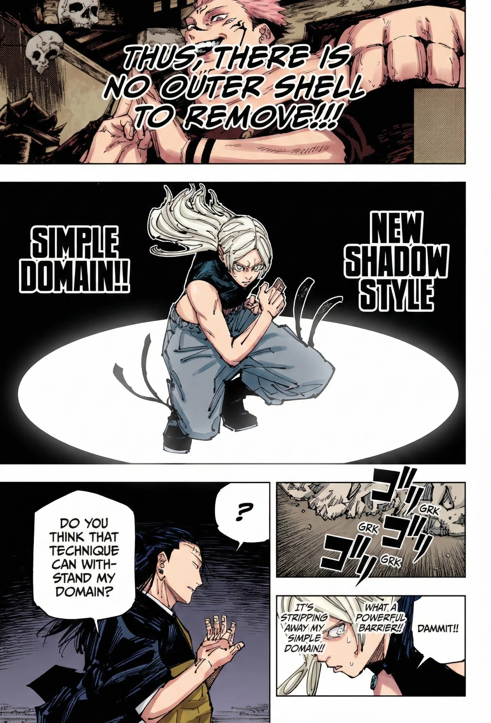 Jujutsu Kaisen Colored Manga JJK, chapter 206, page 7