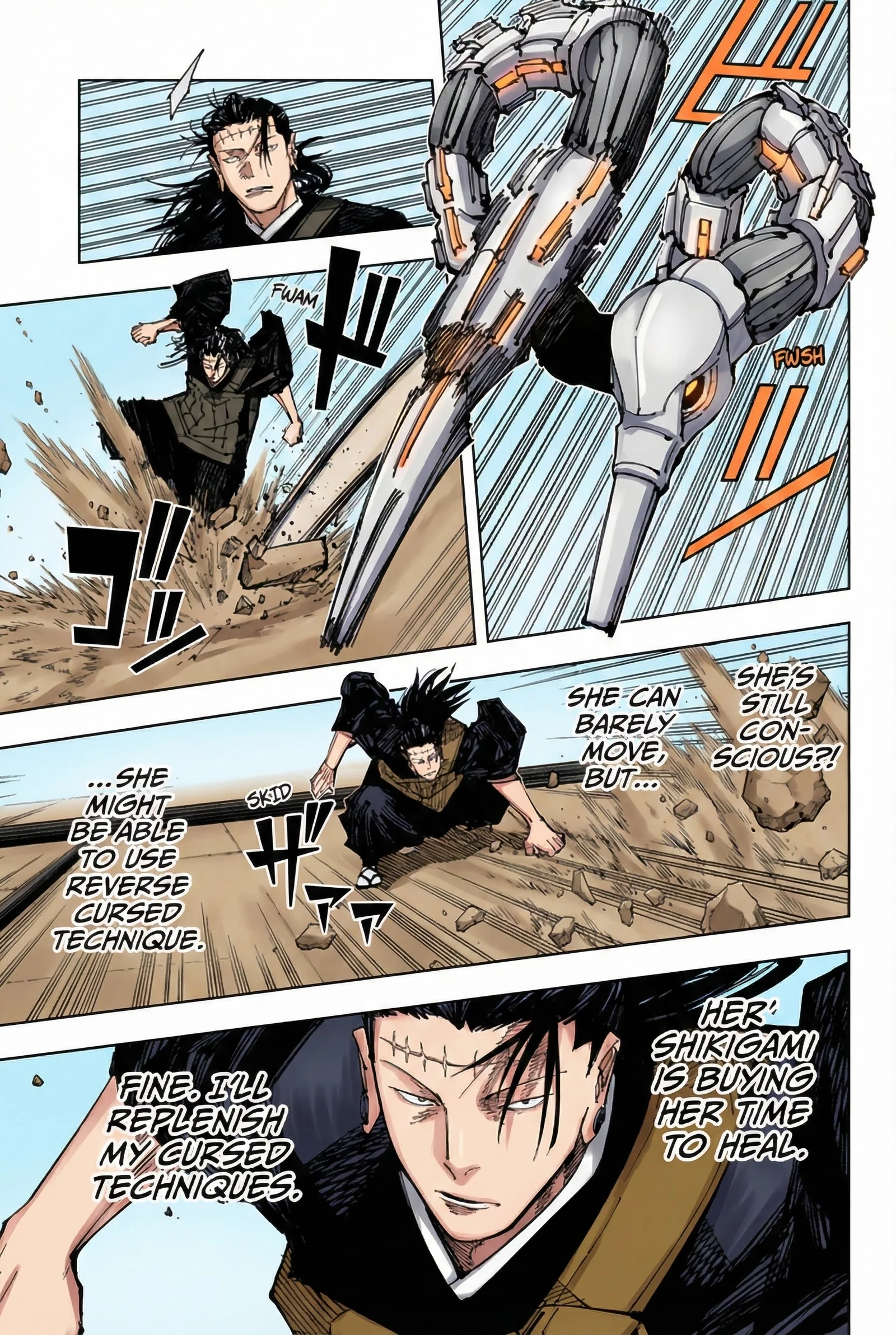 Jujutsu Kaisen Colored Manga JJK, chapter 206, page 14