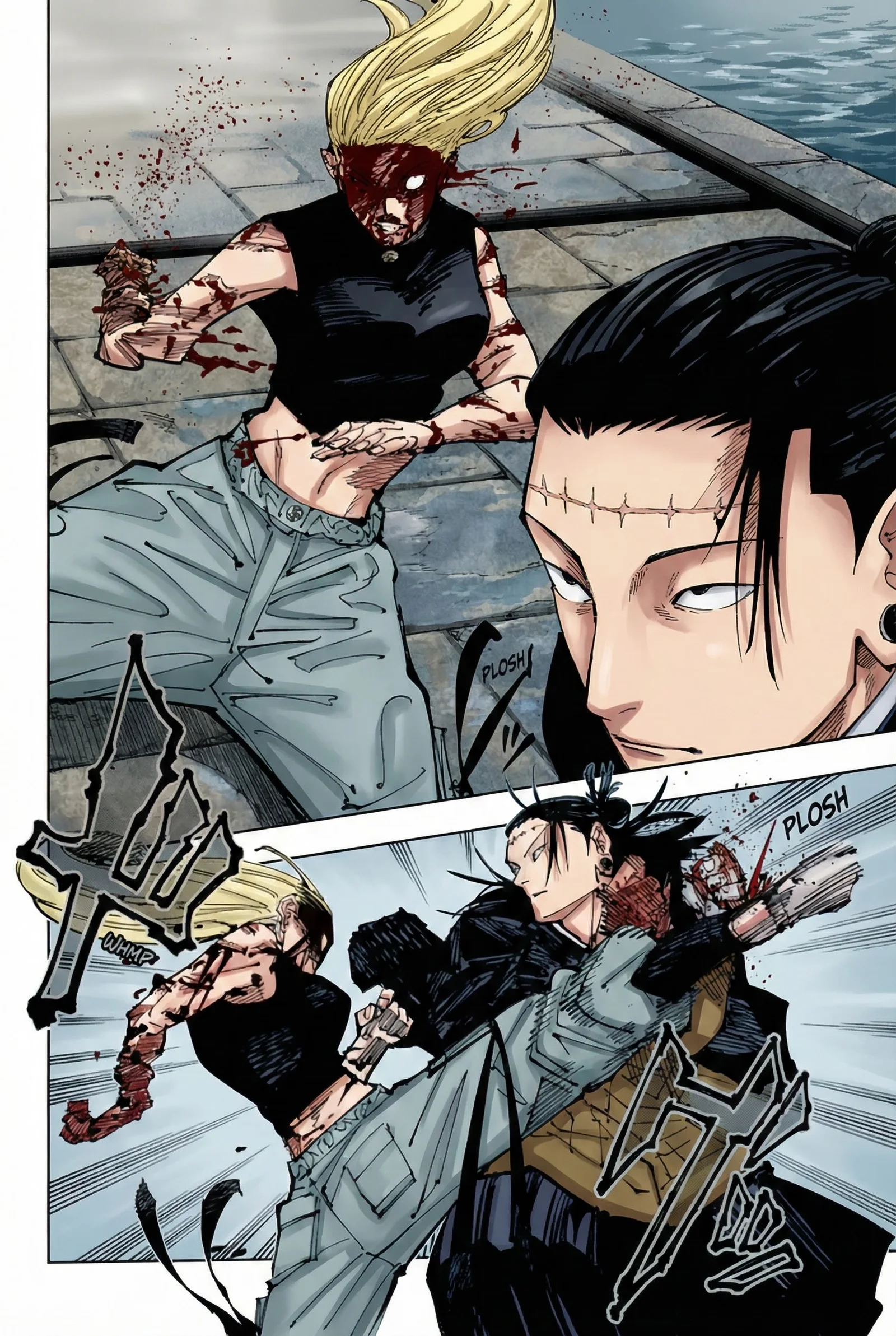 Jujutsu Kaisen Colored Manga JJK, chapter 206, page 15