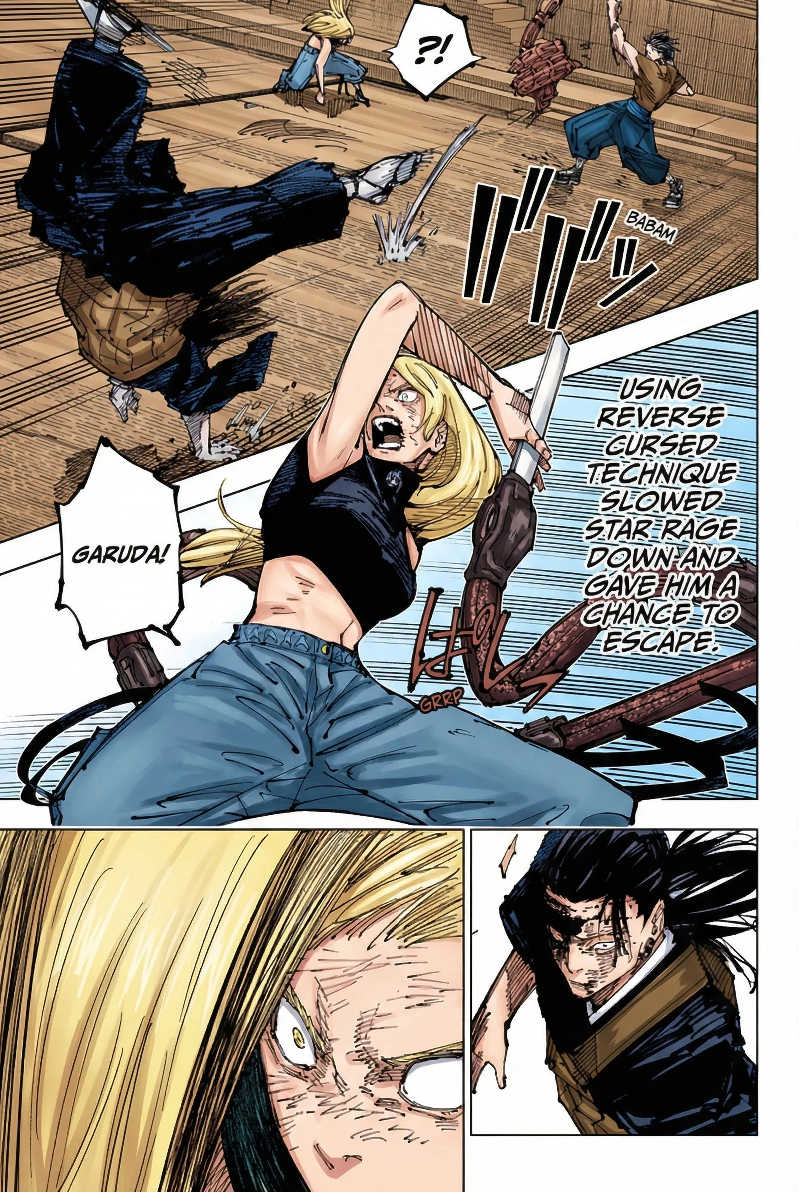 Jujutsu Kaisen Colored Manga JJK, chapter 207, page 9