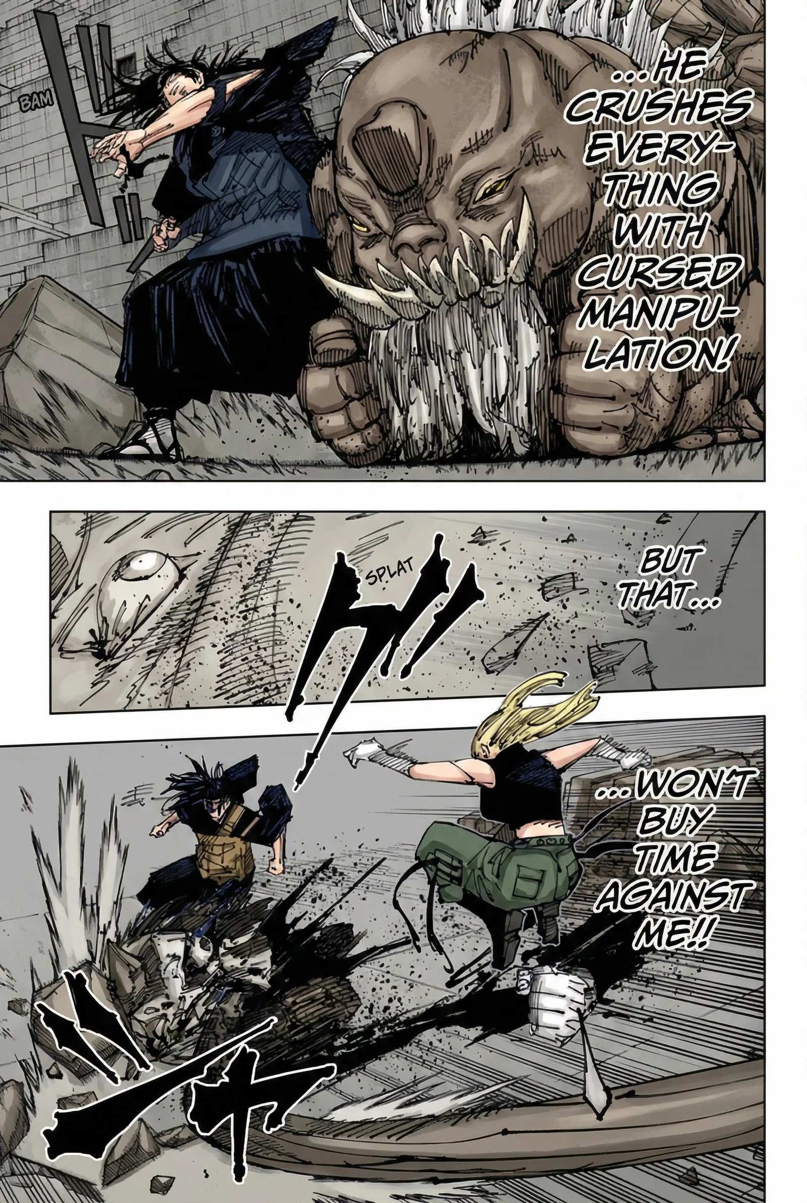 Jujutsu Kaisen Colored Manga JJK, chapter 207, page 12