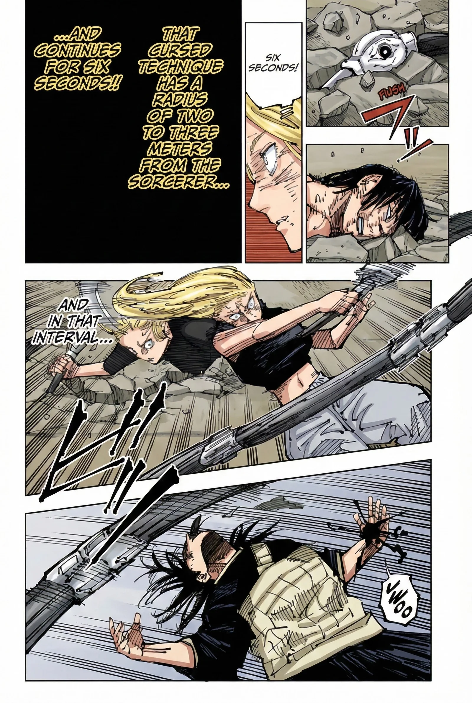 Jujutsu Kaisen Colored Manga JJK, chapter 207, page 15