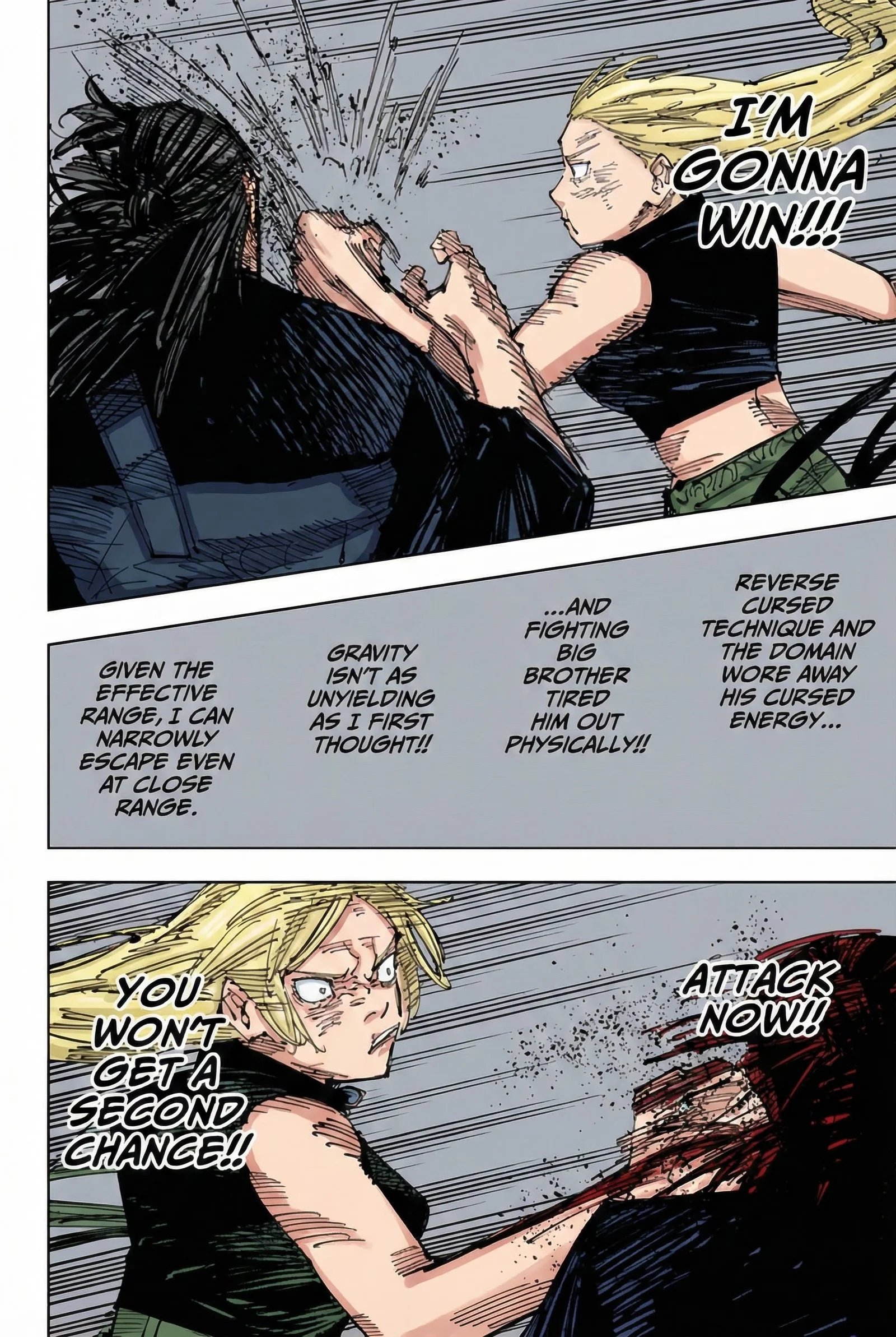 Jujutsu Kaisen Colored Manga JJK, chapter 207, page 16