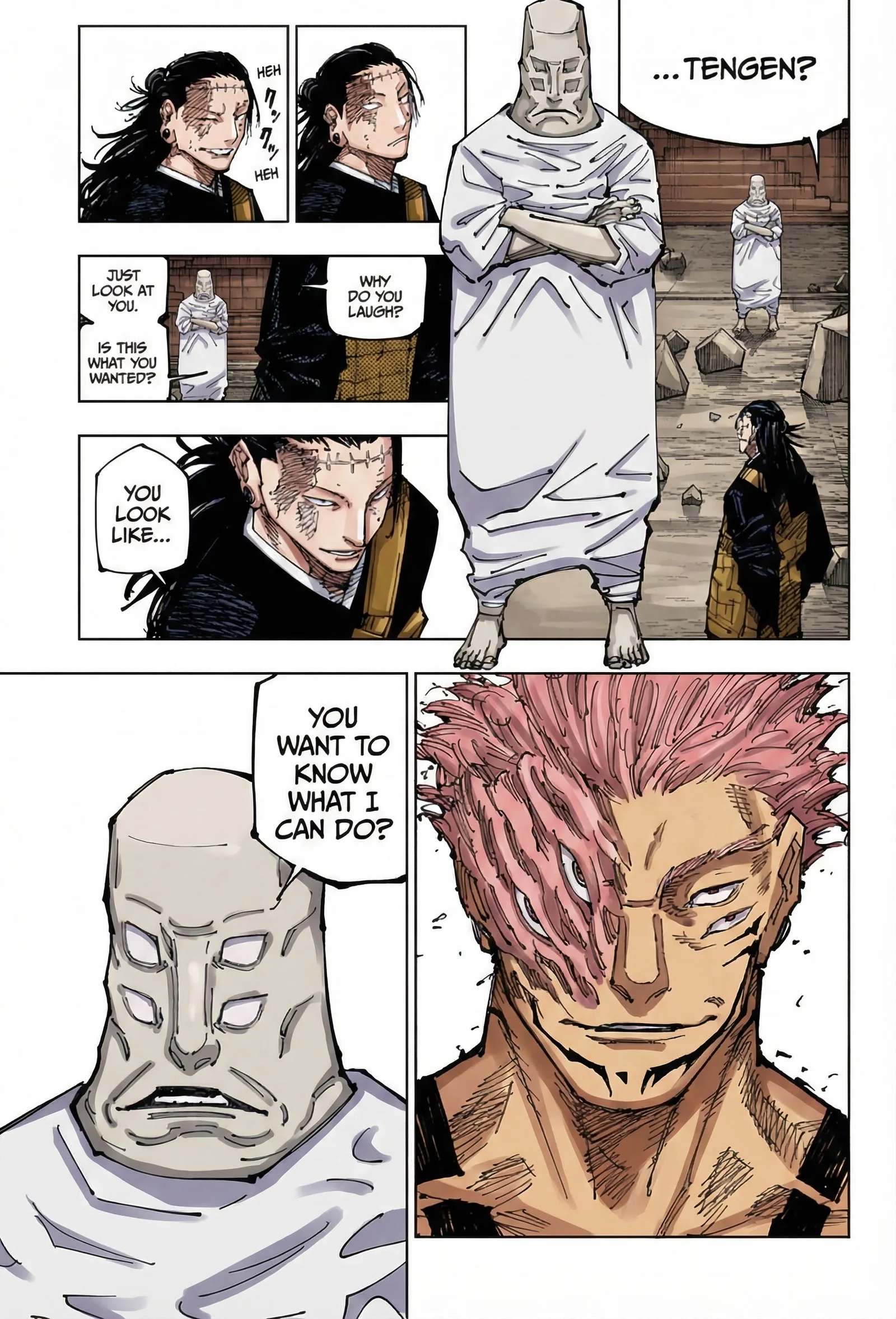 Jujutsu Kaisen Colored Manga JJK, chapter 208, page 9