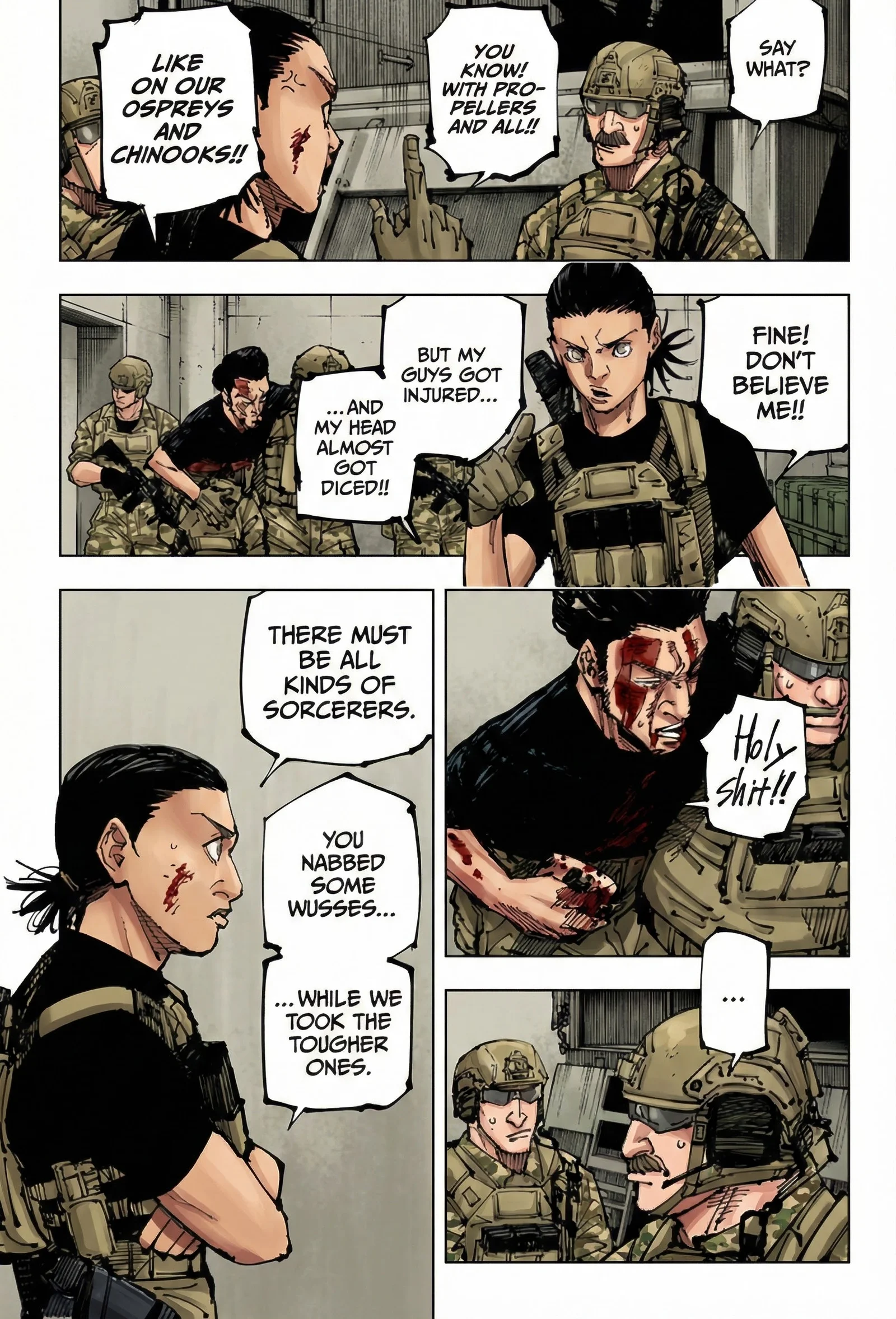 Jujutsu Kaisen Colored Manga JJK, chapter 209, page 9