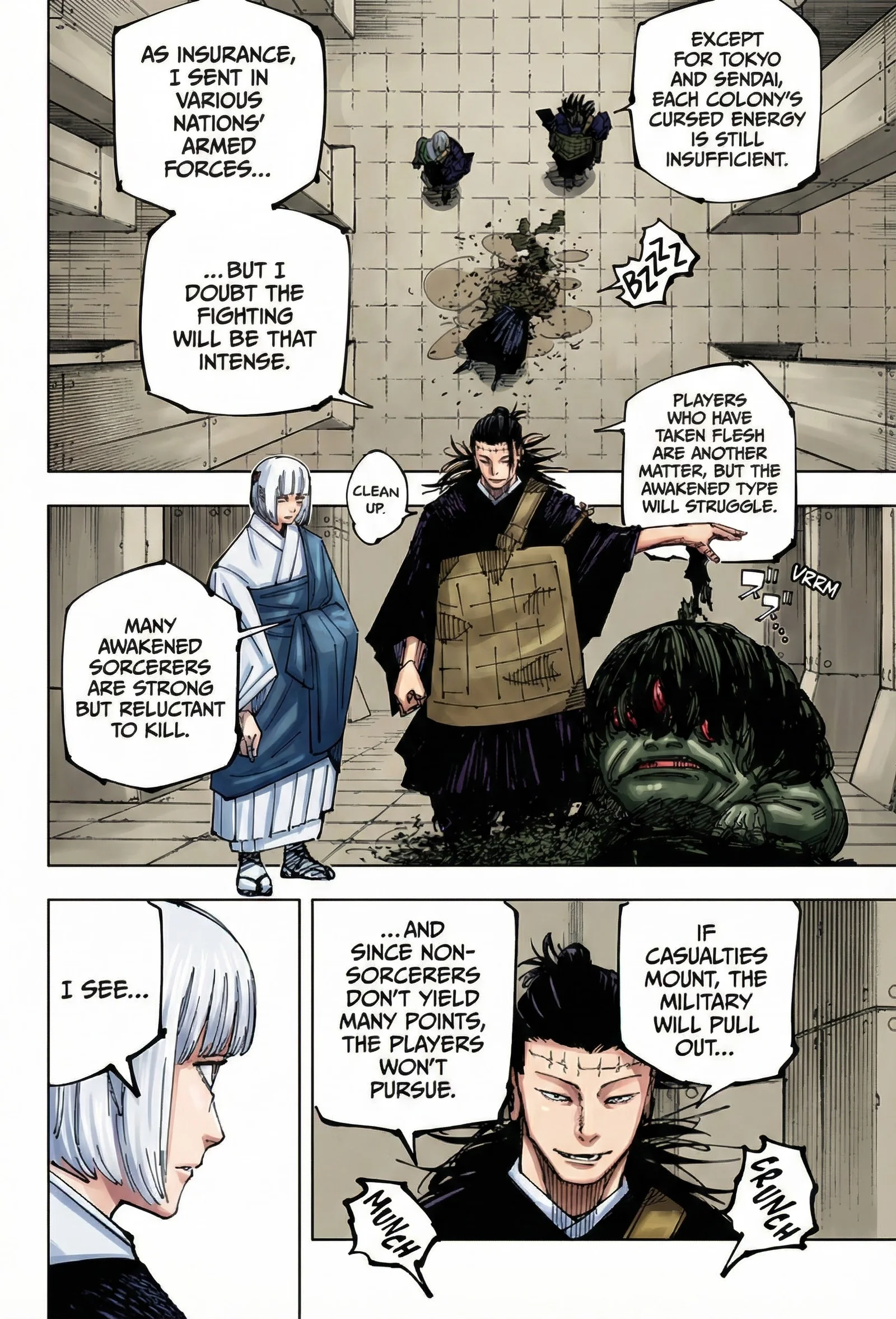 Jujutsu Kaisen Colored Manga JJK, chapter 209, page 12