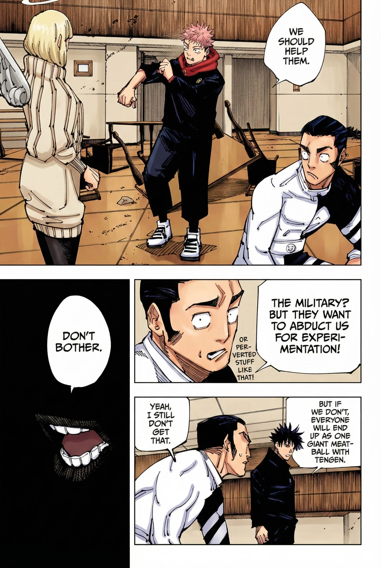 Jujutsu Kaisen Colored Manga JJK, chapter 210, page 5