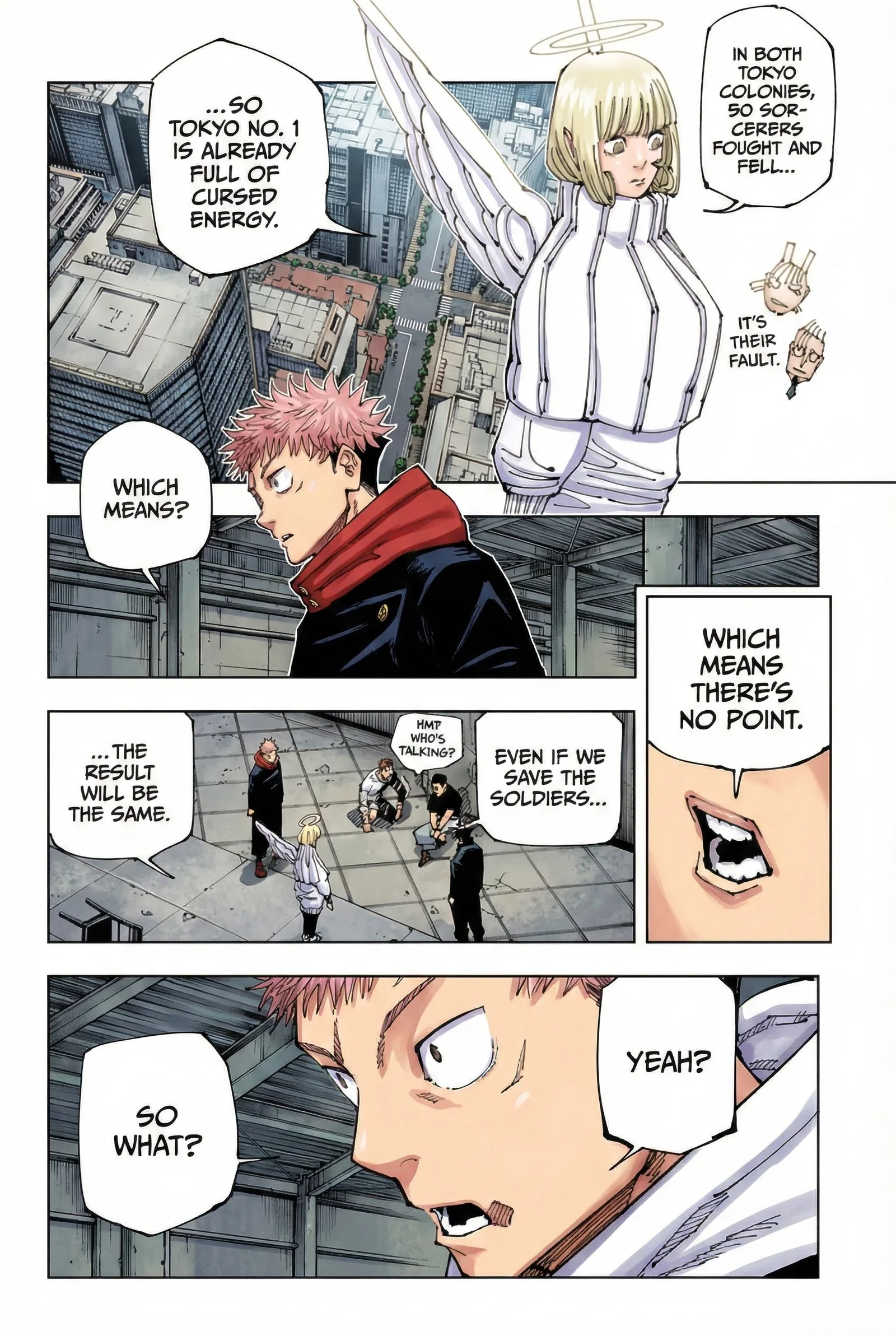 Jujutsu Kaisen Colored Manga JJK, chapter 210, page 6