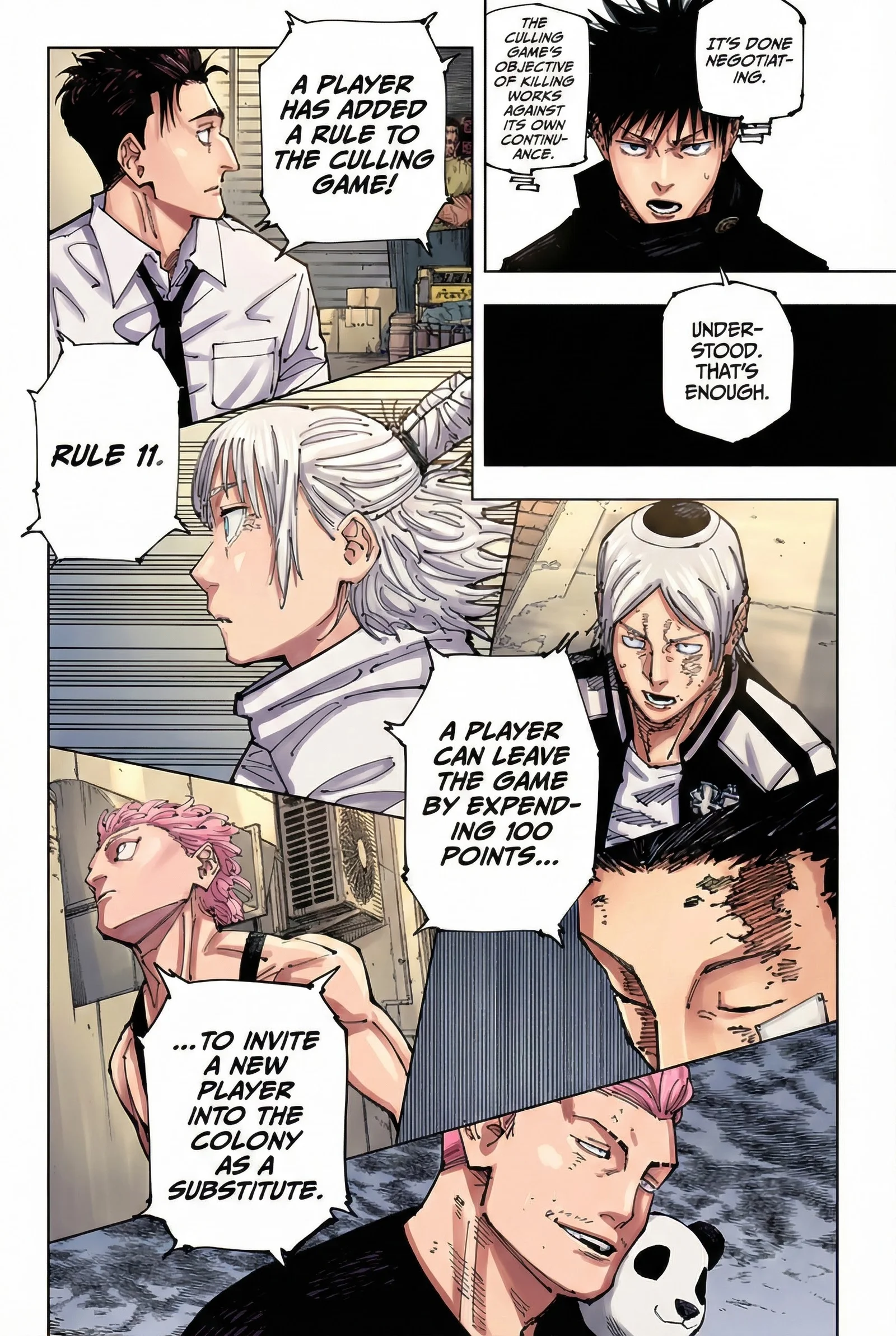 Jujutsu Kaisen Colored Manga JJK, chapter 211, page 12