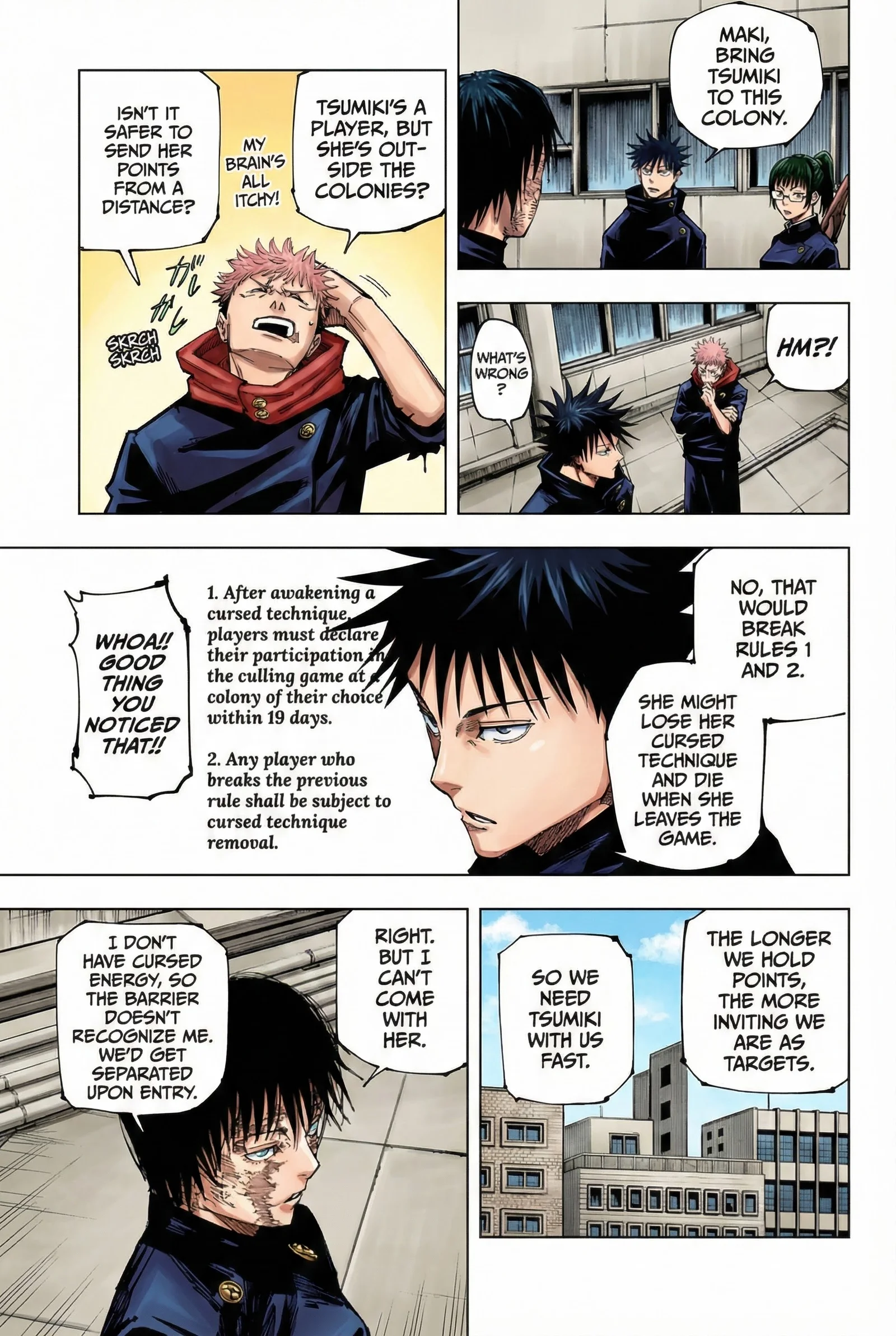 Jujutsu Kaisen Colored Manga JJK, chapter 211, page 13