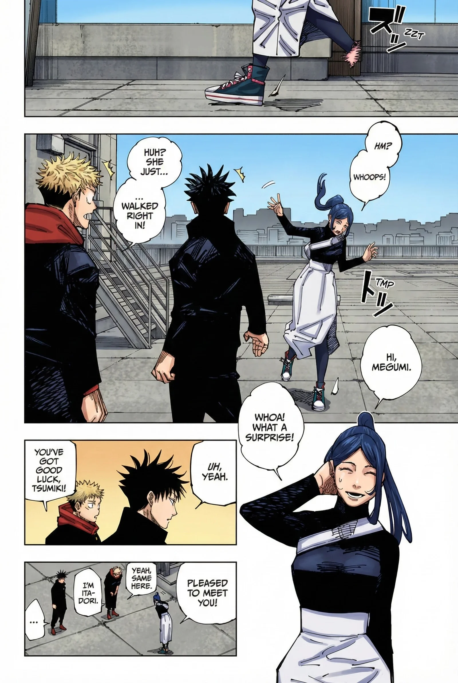 Jujutsu Kaisen Colored Manga JJK, chapter 211, page 16