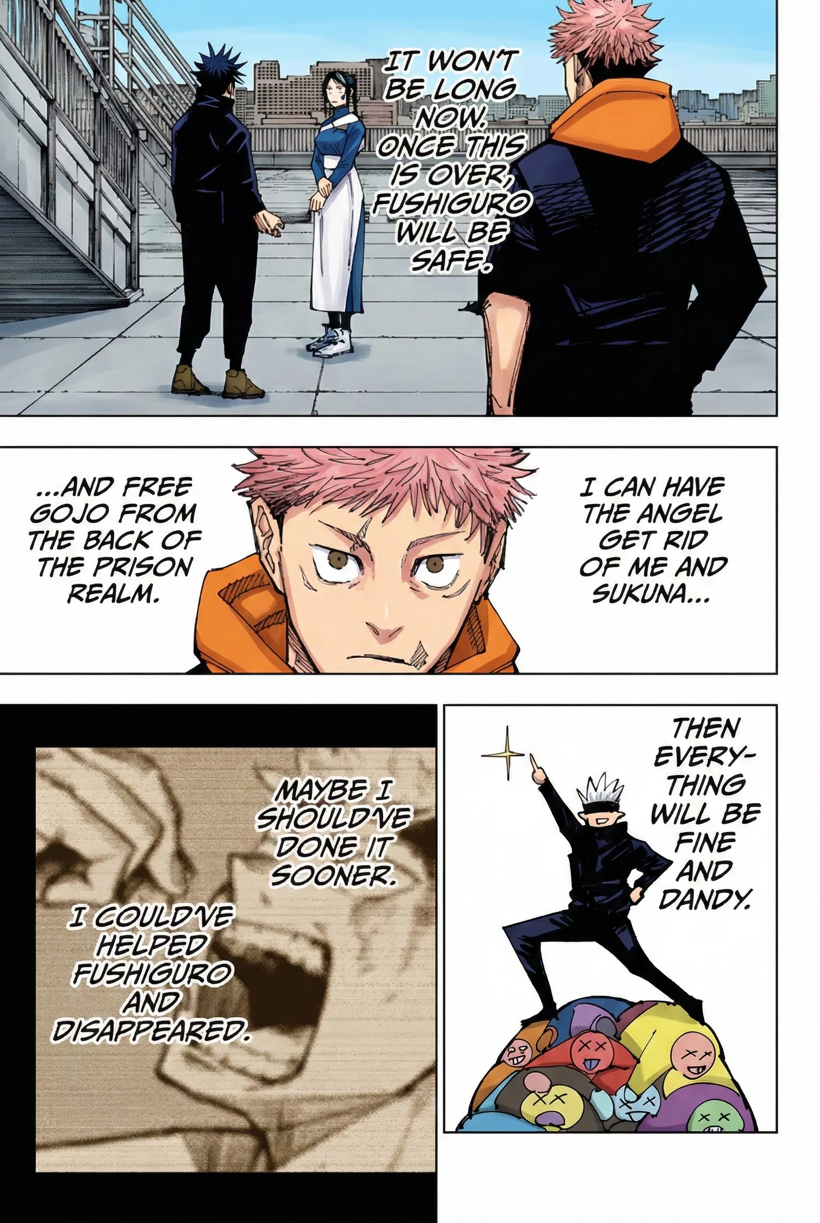 Jujutsu Kaisen Colored Manga JJK, chapter 212, page 3