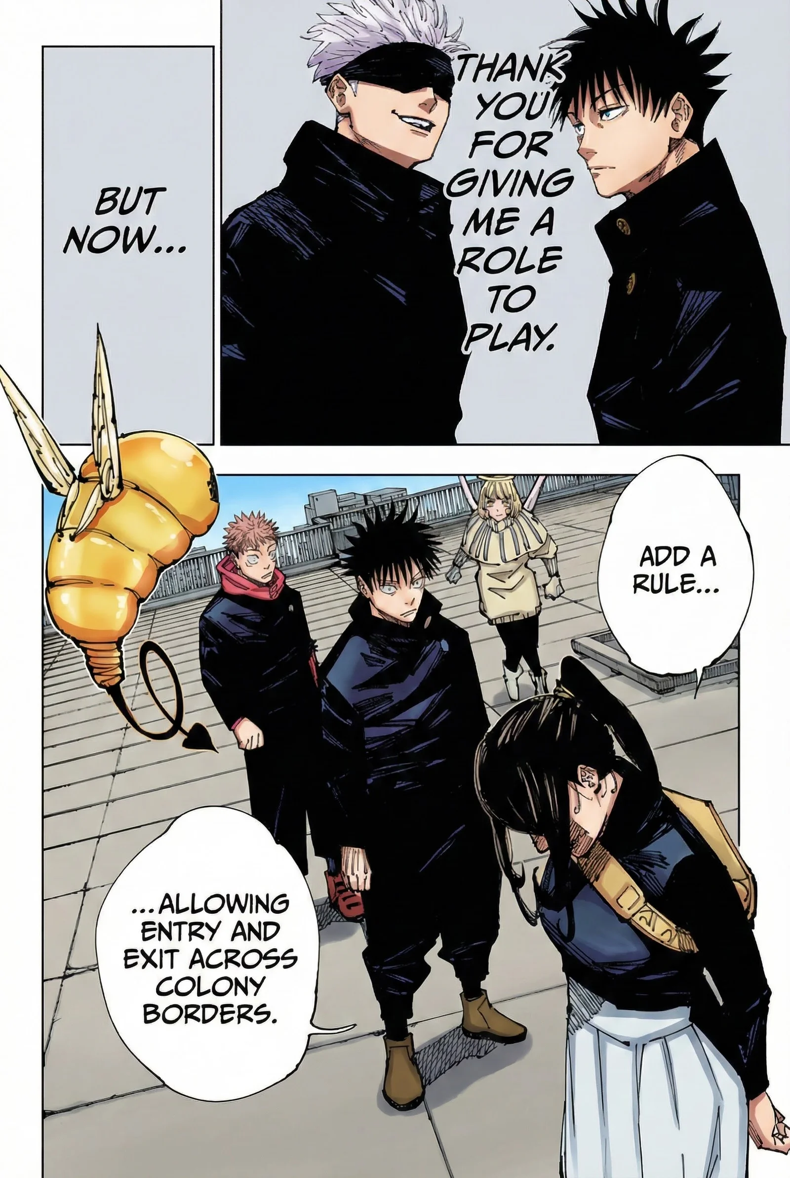 Jujutsu Kaisen Colored Manga JJK, chapter 212, page 4
