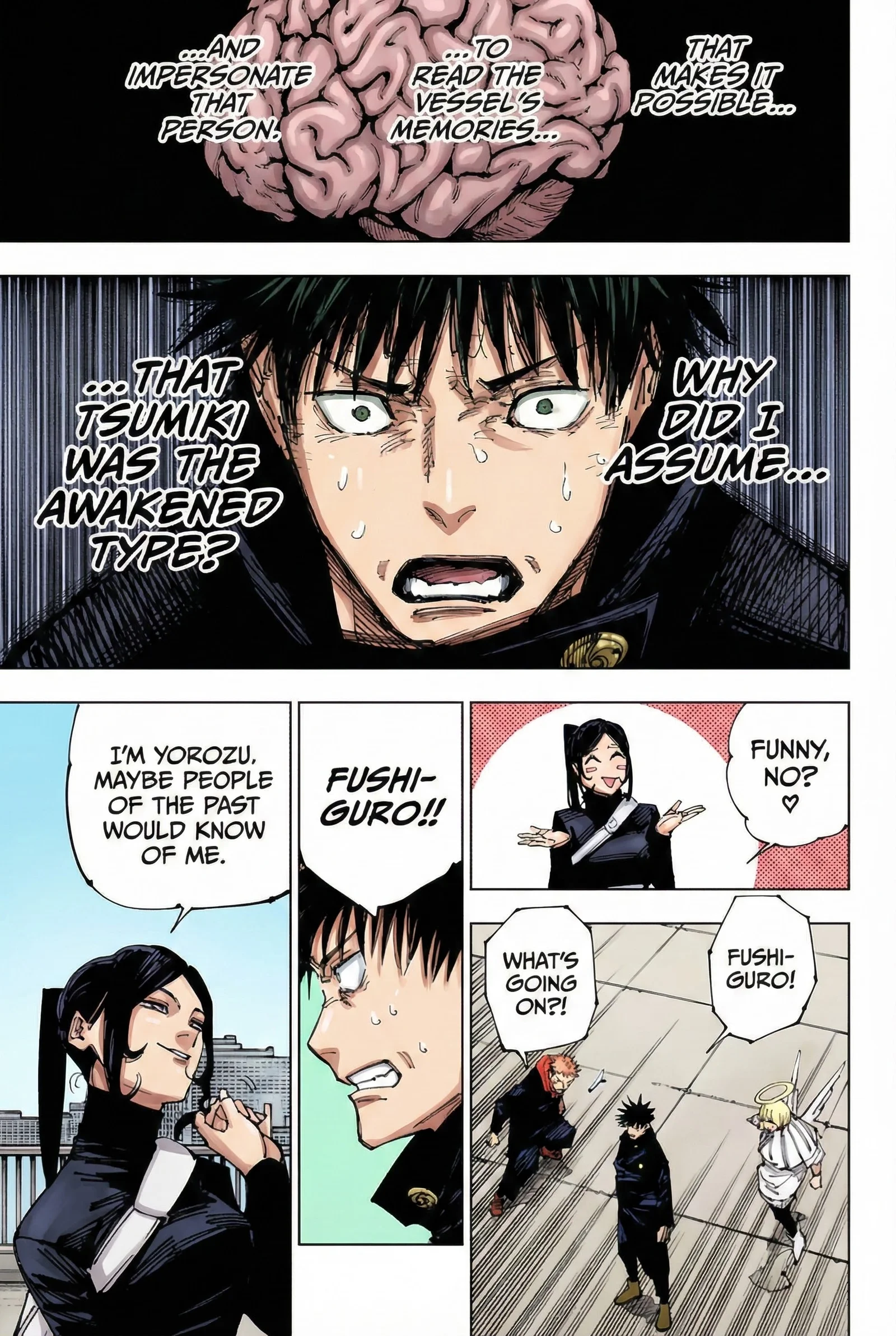 Jujutsu Kaisen Colored Manga JJK, chapter 212, page 7