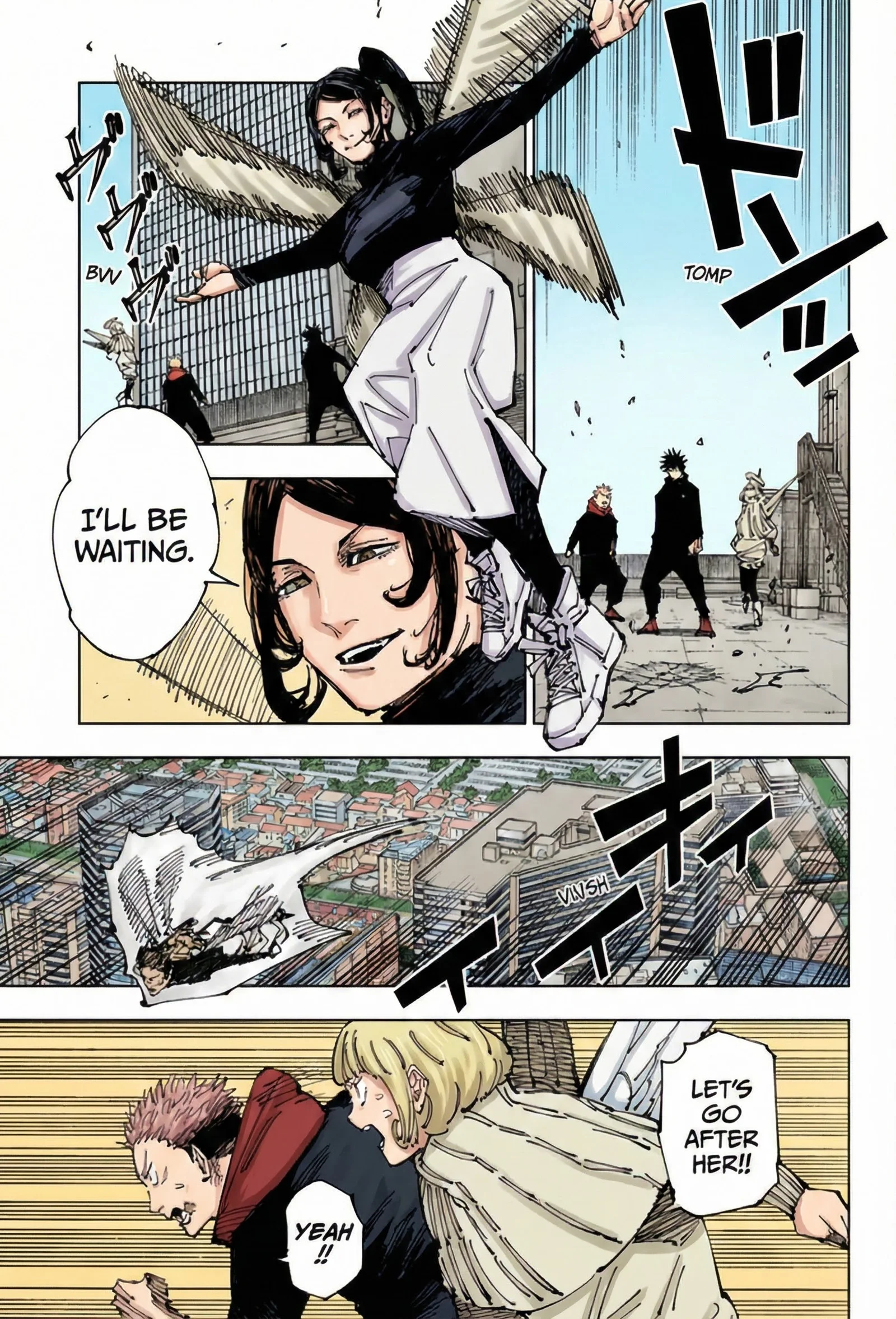 Jujutsu Kaisen Colored Manga JJK, chapter 212, page 8