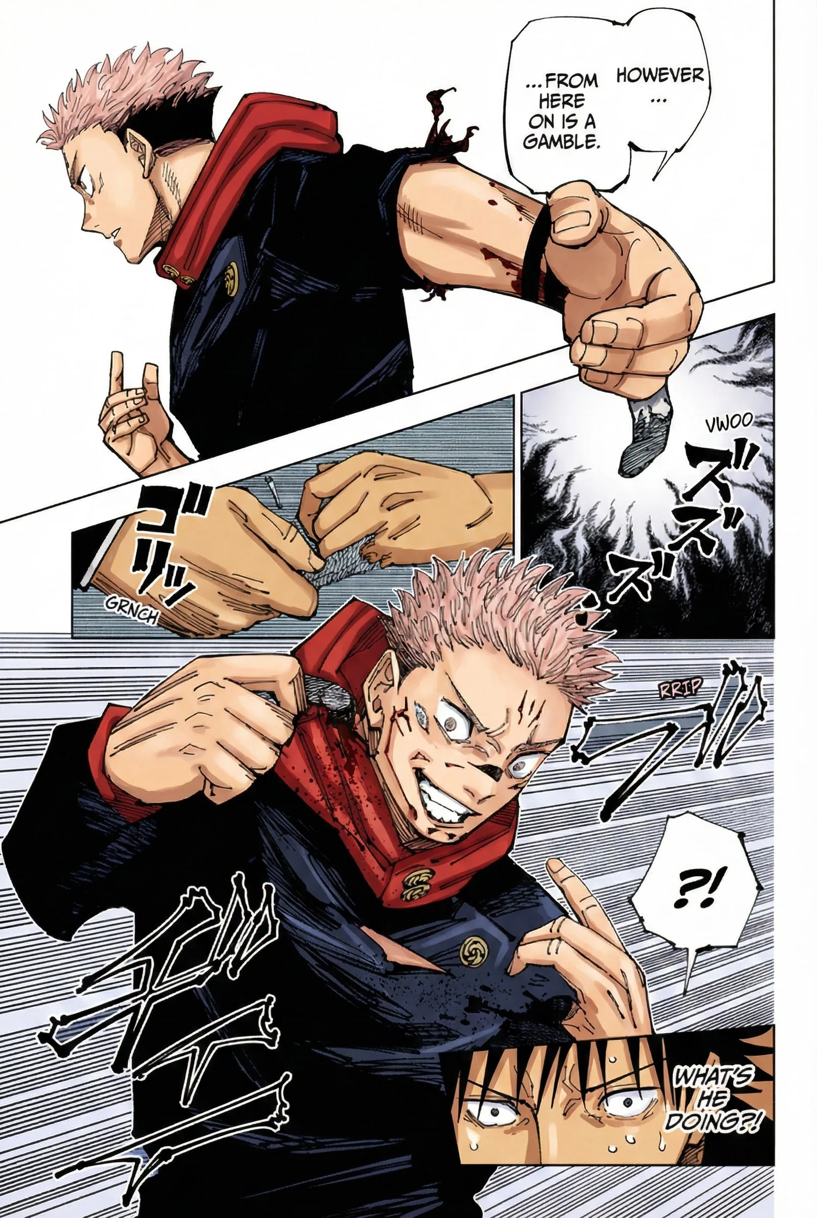 Jujutsu Kaisen Colored Manga JJK, chapter 212, page 11