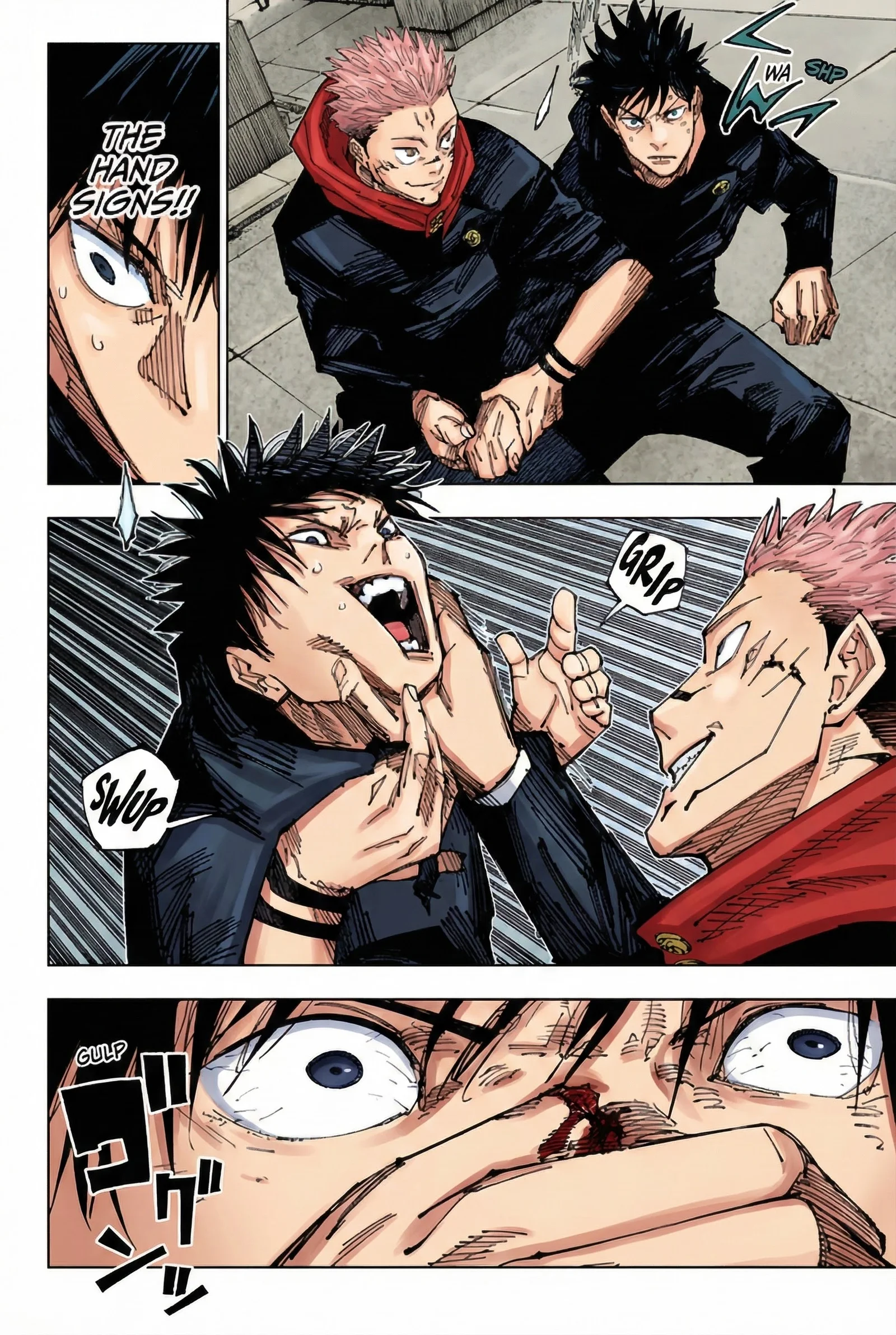 Jujutsu Kaisen Colored Manga JJK, chapter 212, page 16